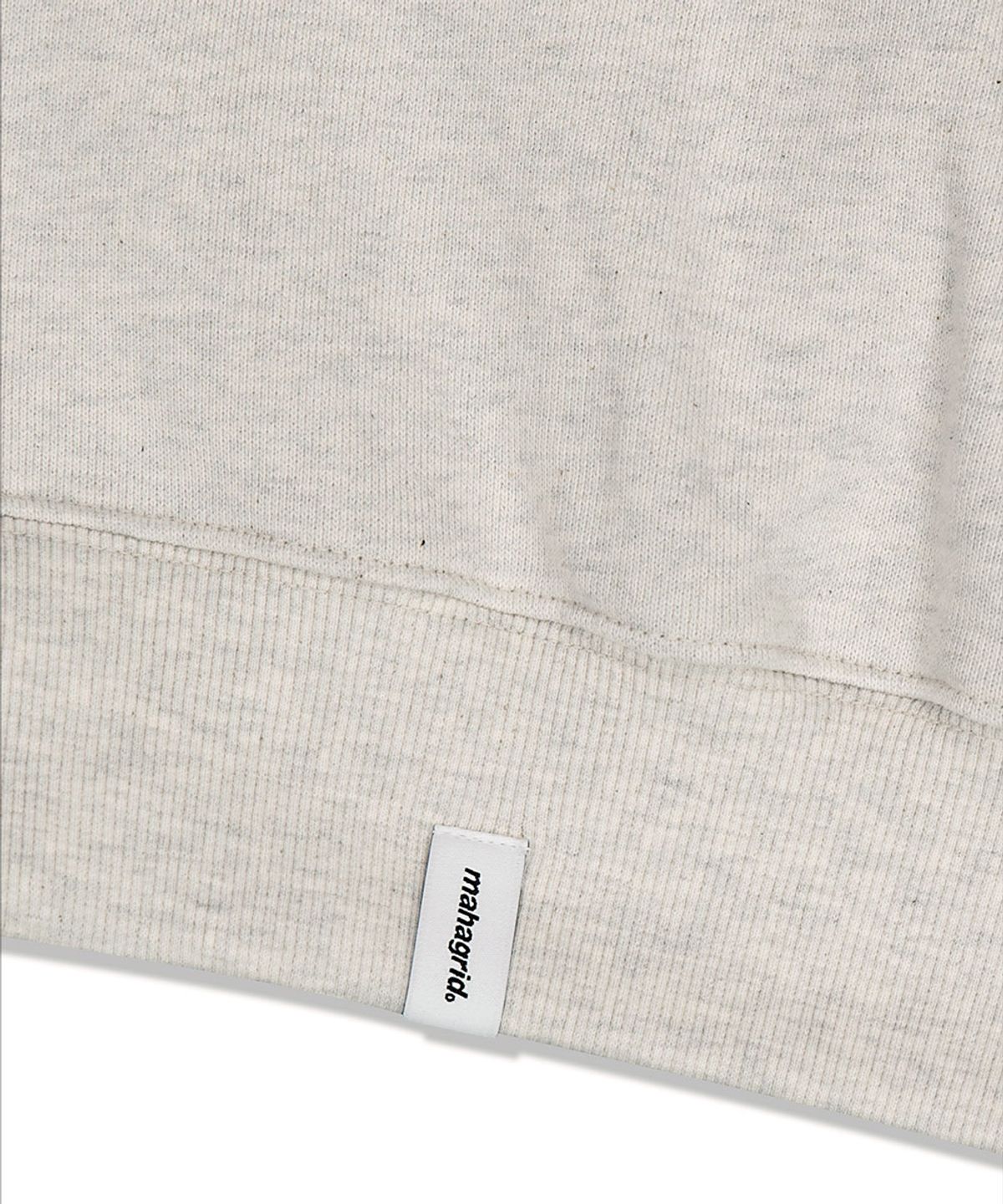 마하그리드(MAHAGRID) BASIC LOGO HOODIE OATMEAL(MG2EFMM407A)