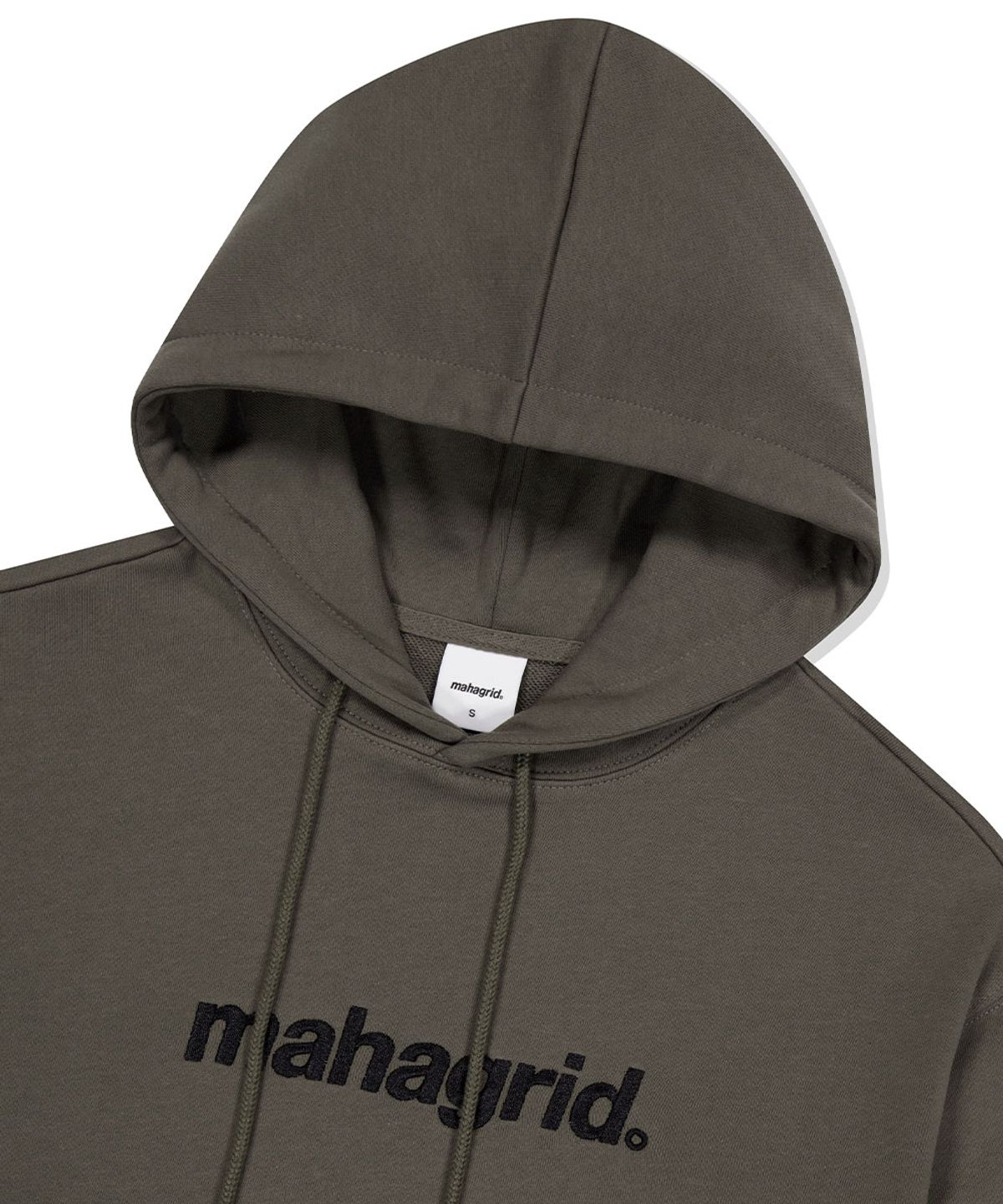 마하그리드(MAHAGRID) BASIC LOGO HOODIE BROWN(MG2EFMM407A)