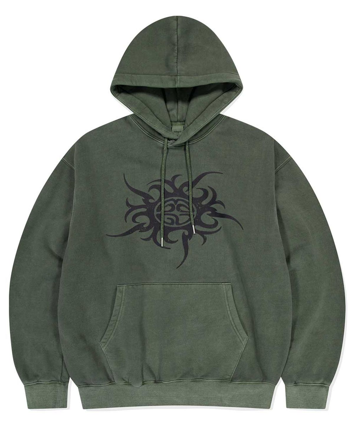 마하그리드(MAHAGRID) TRIBAL ECLIPSE PIGMENT HOODIE_3colors