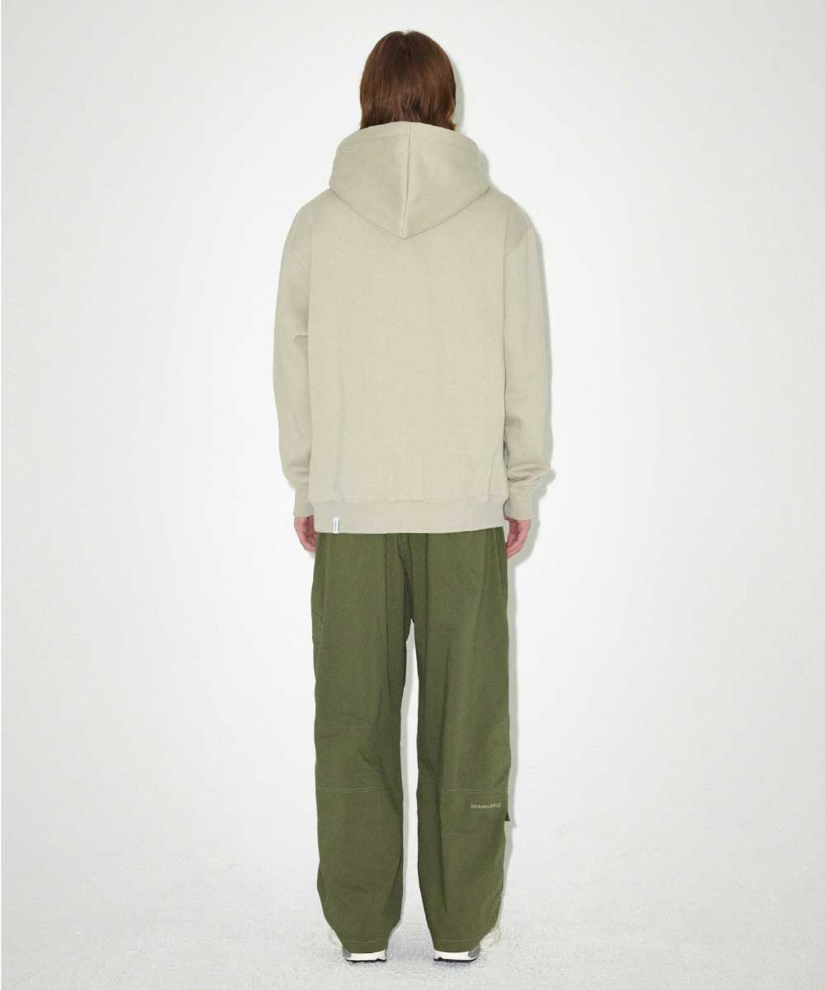 마하그리드(MAHAGRID) INK DISTORTION HOODIE BEIGE(MG2EFMM410A)