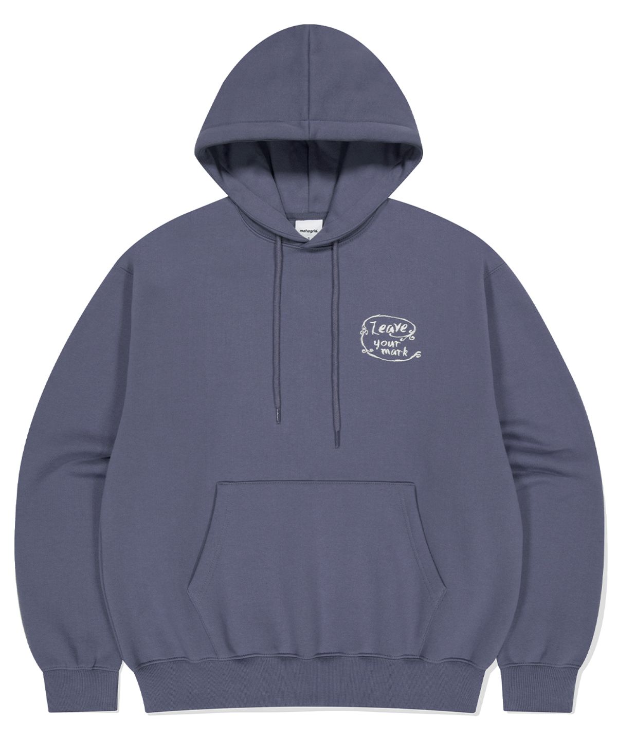 마하그리드(MAHAGRID) LEAVE YOUR MARK HOODIE BLUE(MG2EFMM418A)