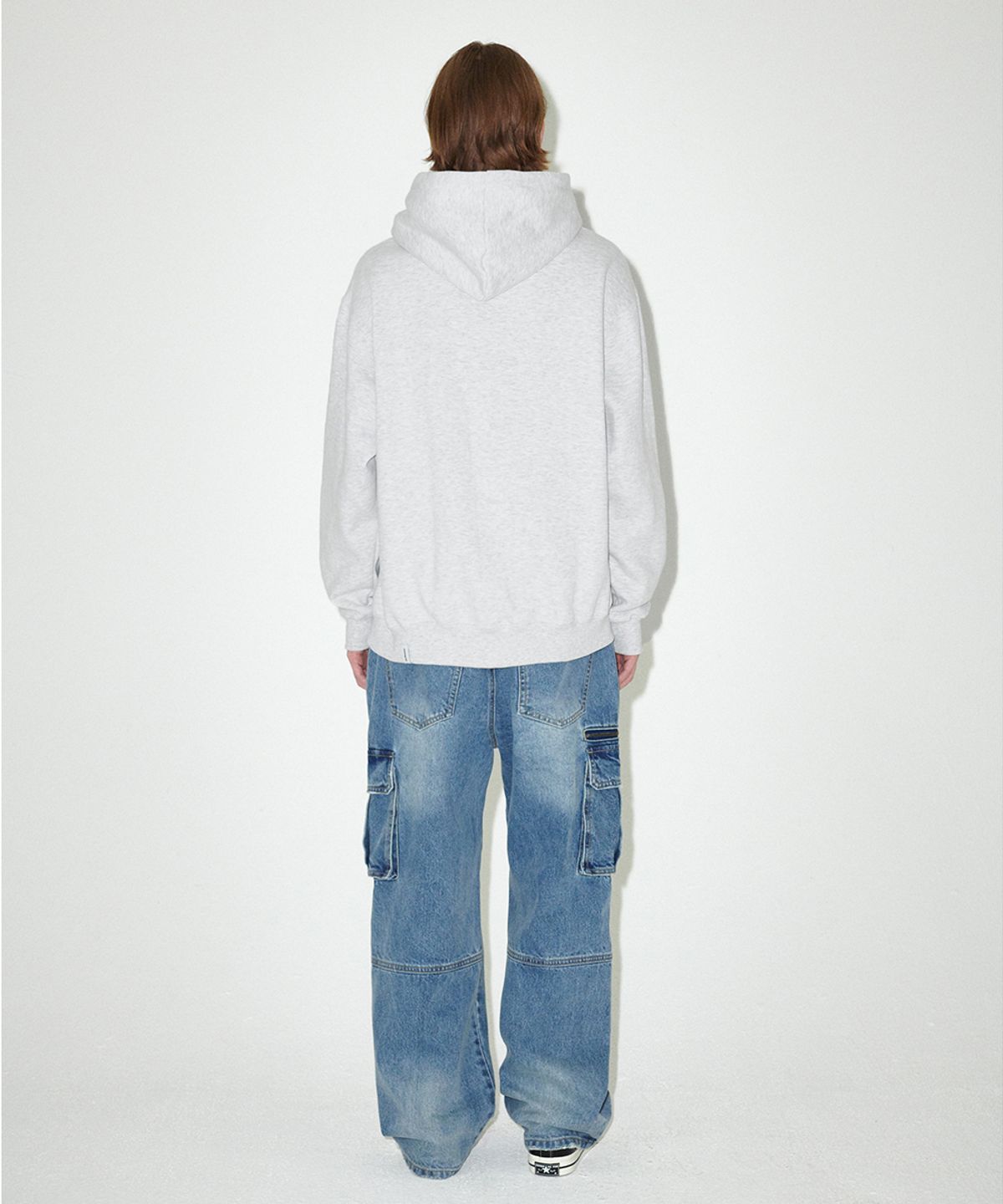 마하그리드(MAHAGRID) BEYOND HOODIE LIGHT GREY(MG2EFMM424A)