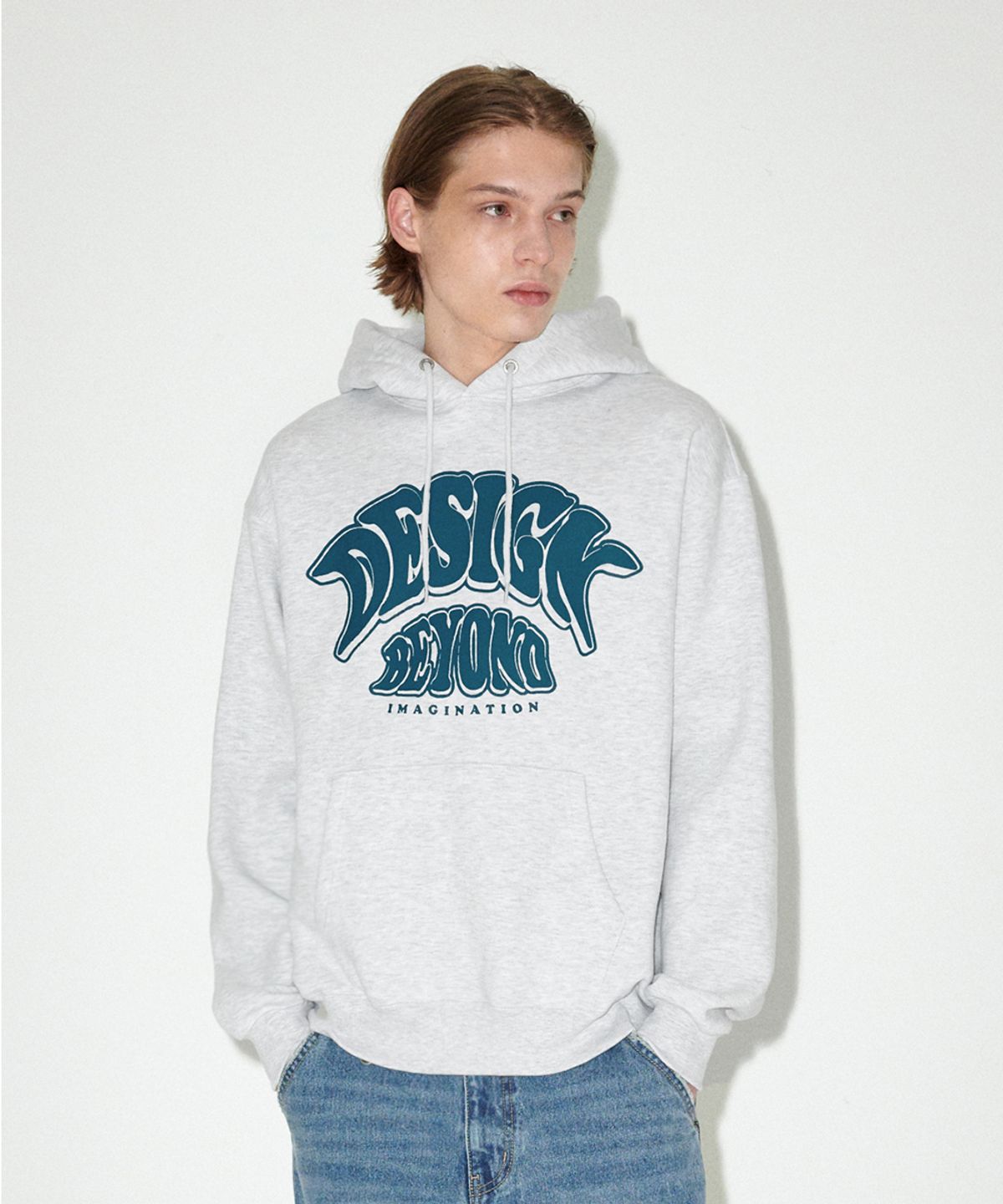 마하그리드(MAHAGRID) BEYOND HOODIE LIGHT GREY(MG2EFMM424A)