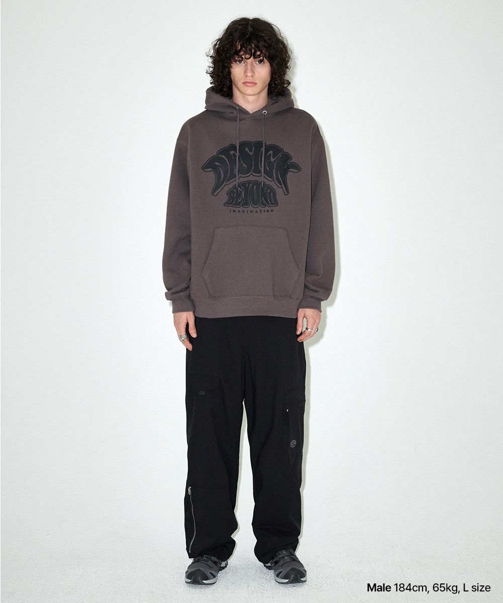 【mahagrid】24FW★ BEYOND HOODIE BEYOND HOODIE [COCOA] - MAHAGRID