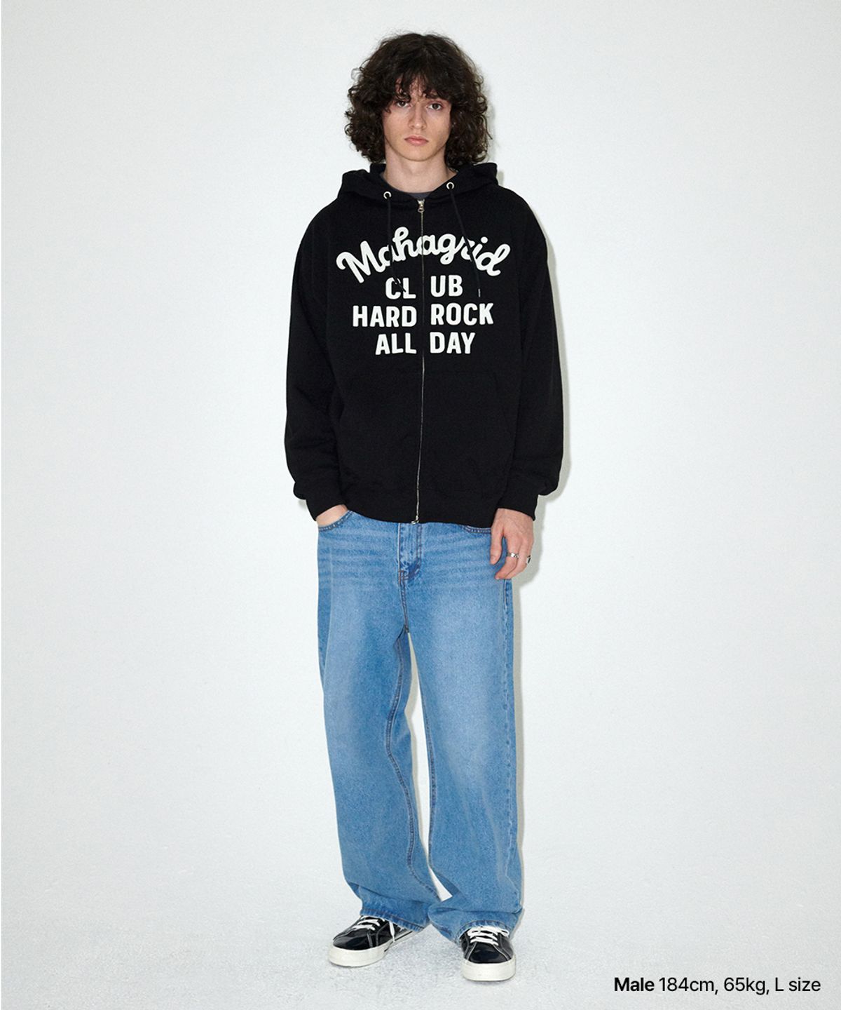 마하그리드(MAHAGRID) ALL DAY ZIP UP HOODIE_2colors