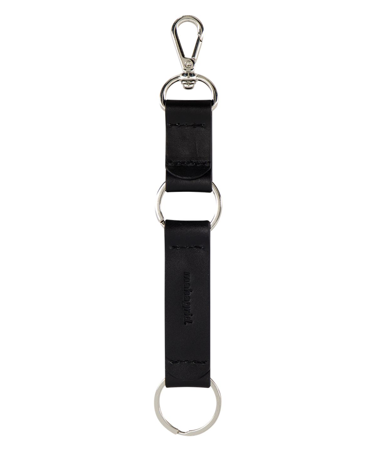마하그리드(MAHAGRID) CONCHO LEATHER KEYCHAIN BLACK(MG2EFMAB69A)