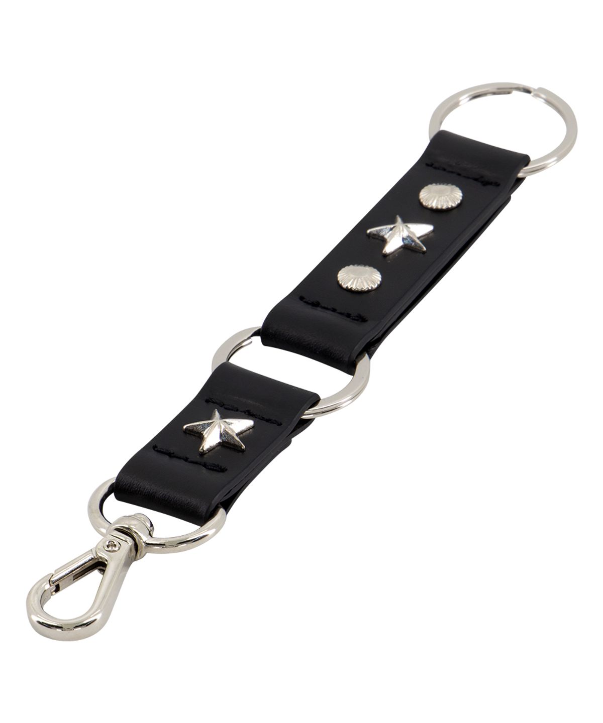 마하그리드(MAHAGRID) CONCHO LEATHER KEYCHAIN BLACK(MG2EFMAB69A)