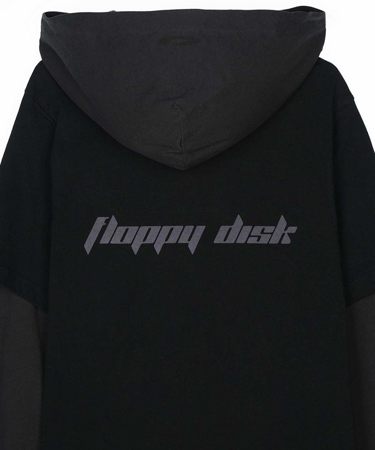 에프디알(FDR) Double Layer Long sleeve Hoodie Black