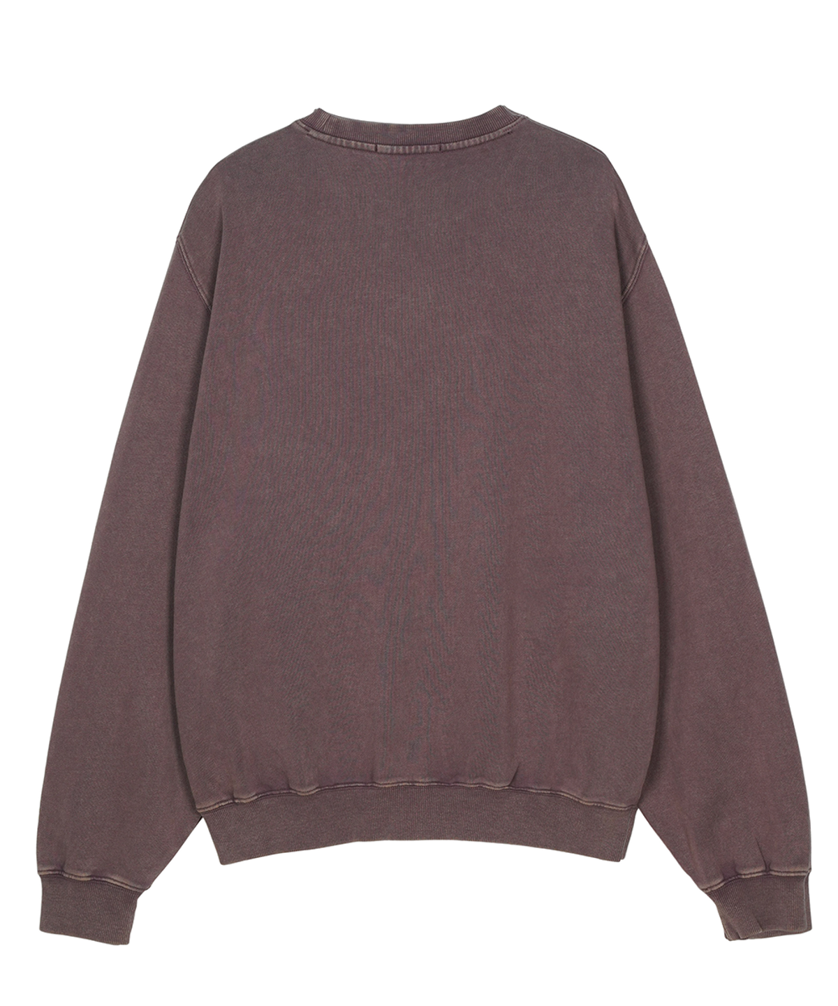 에프디알(FDR) Pigment Washed Disk Logo Crewneck Purple