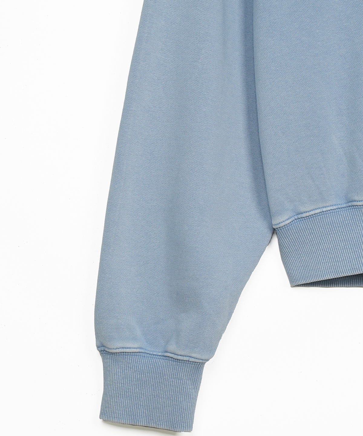 에프디알(FDR) Pigment Washed Disk Logo Crewneck Blue