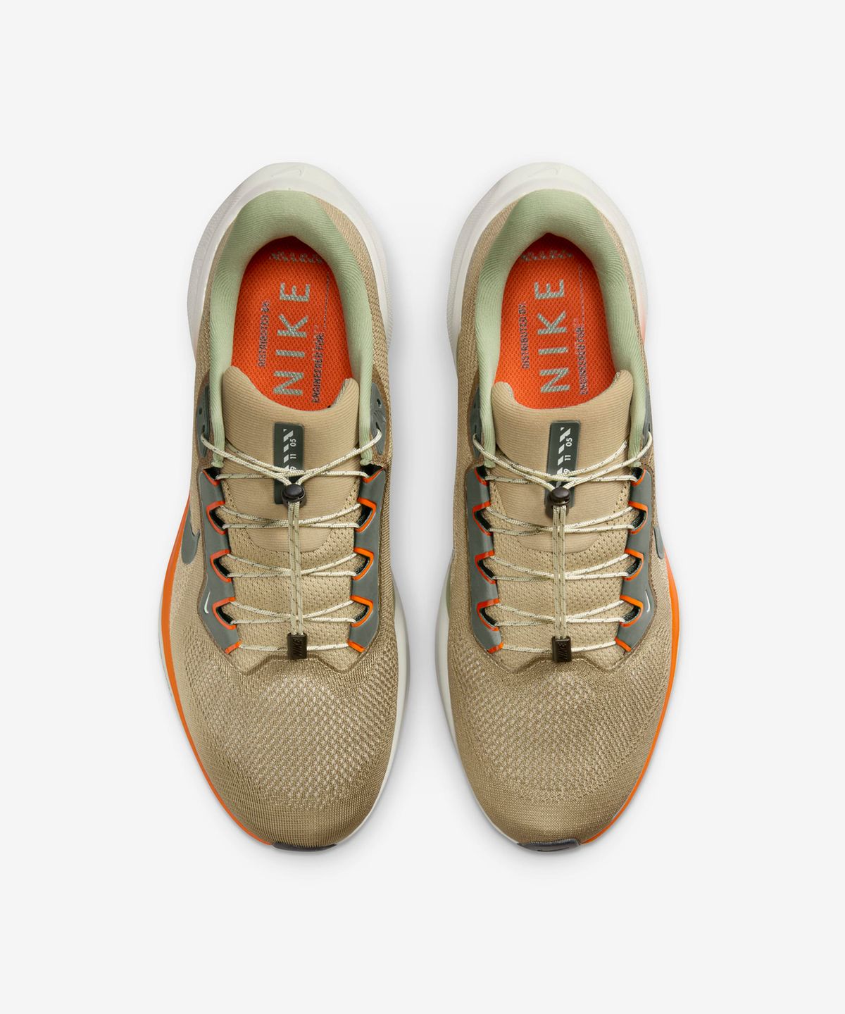 나이키(NIKE) 페가수스 41 프리미엄 M - 뉴트럴 올리브:카고 카기:라이트 본:세이프티 오렌지 / HJ7331-276