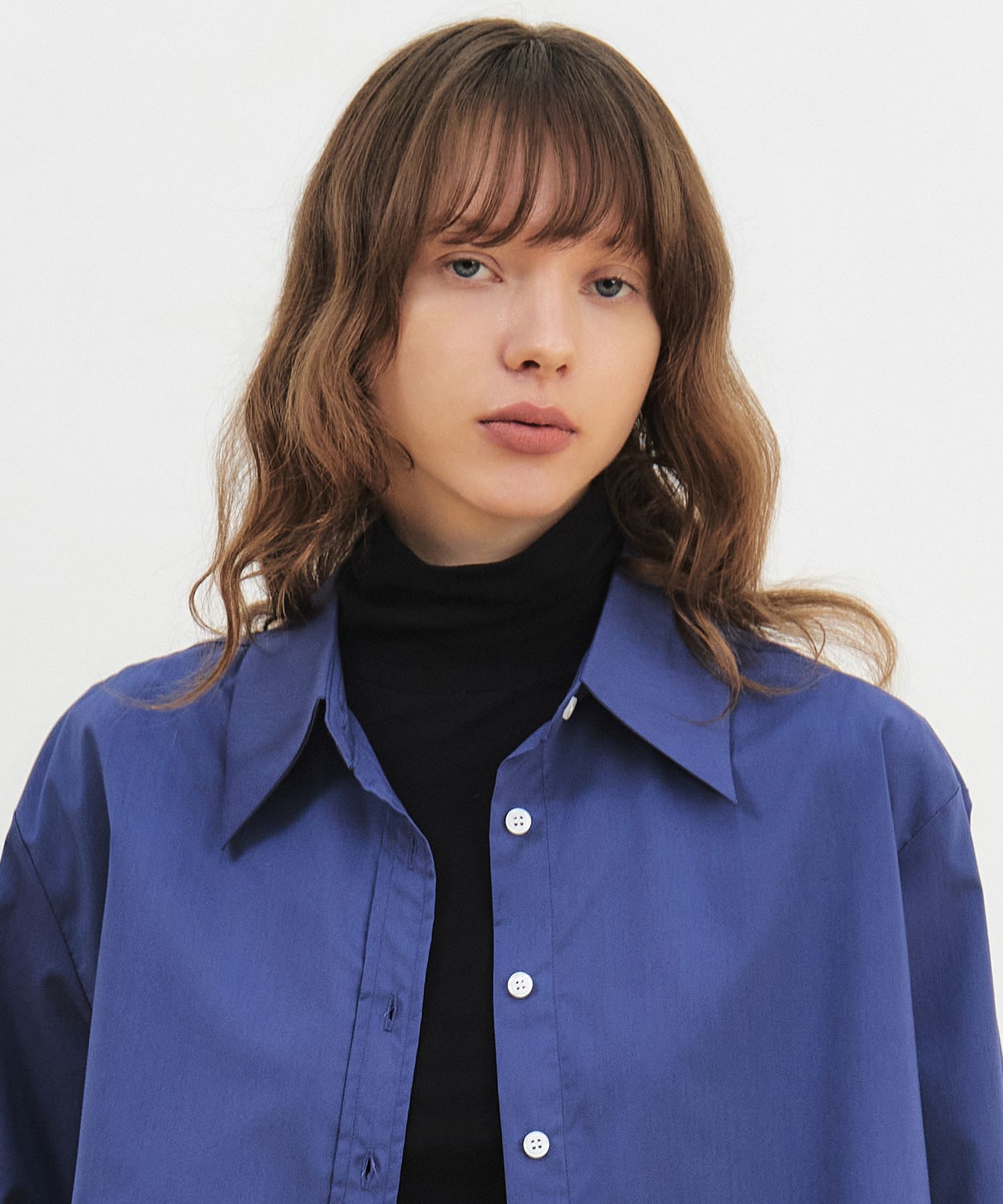 MUSINSA | CITYBREEZE WOMAN Wool Tencel Crop Turtleneck T