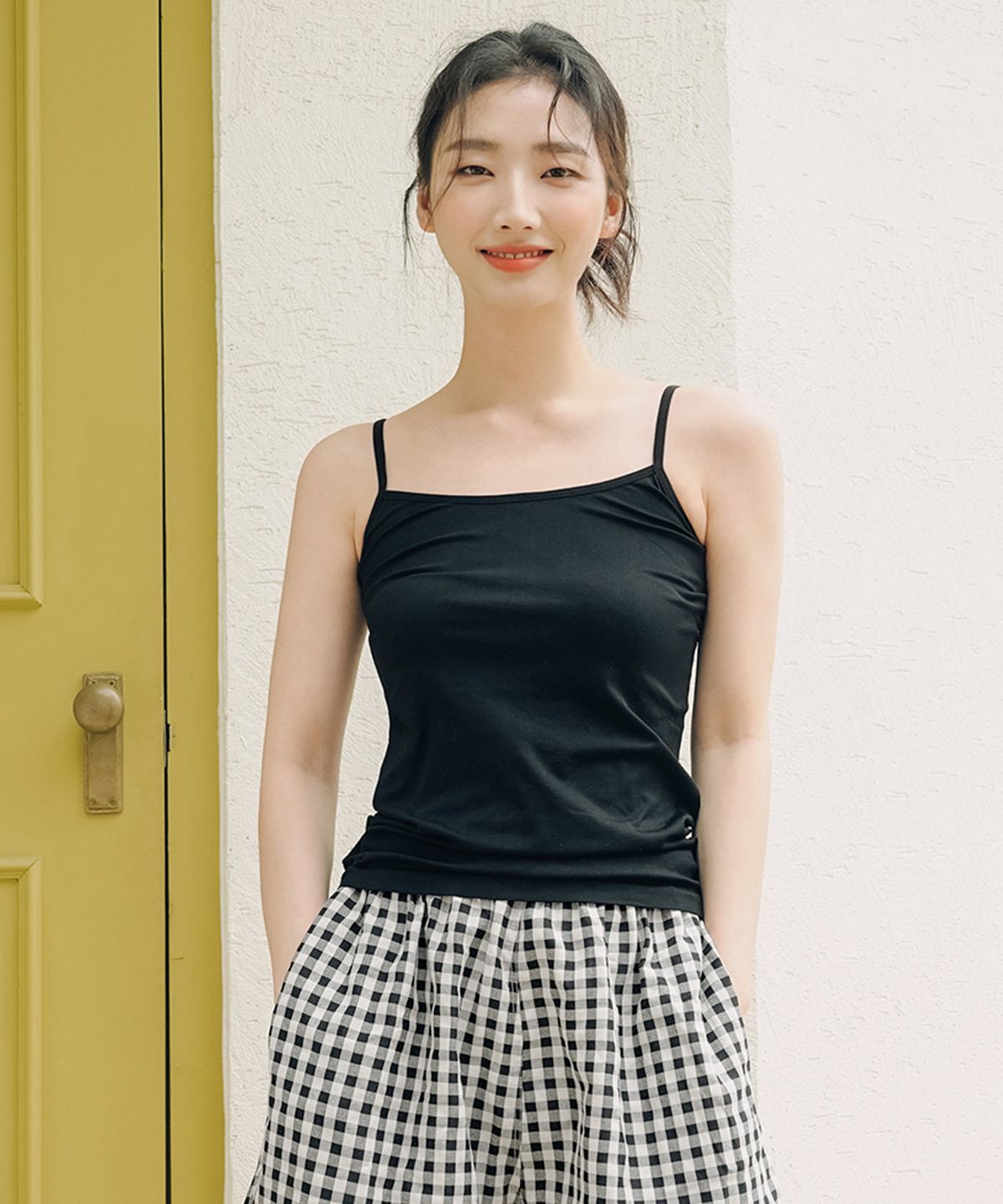 파란(PALAN) 베이직 스판 이너 끈조절 나시 3p