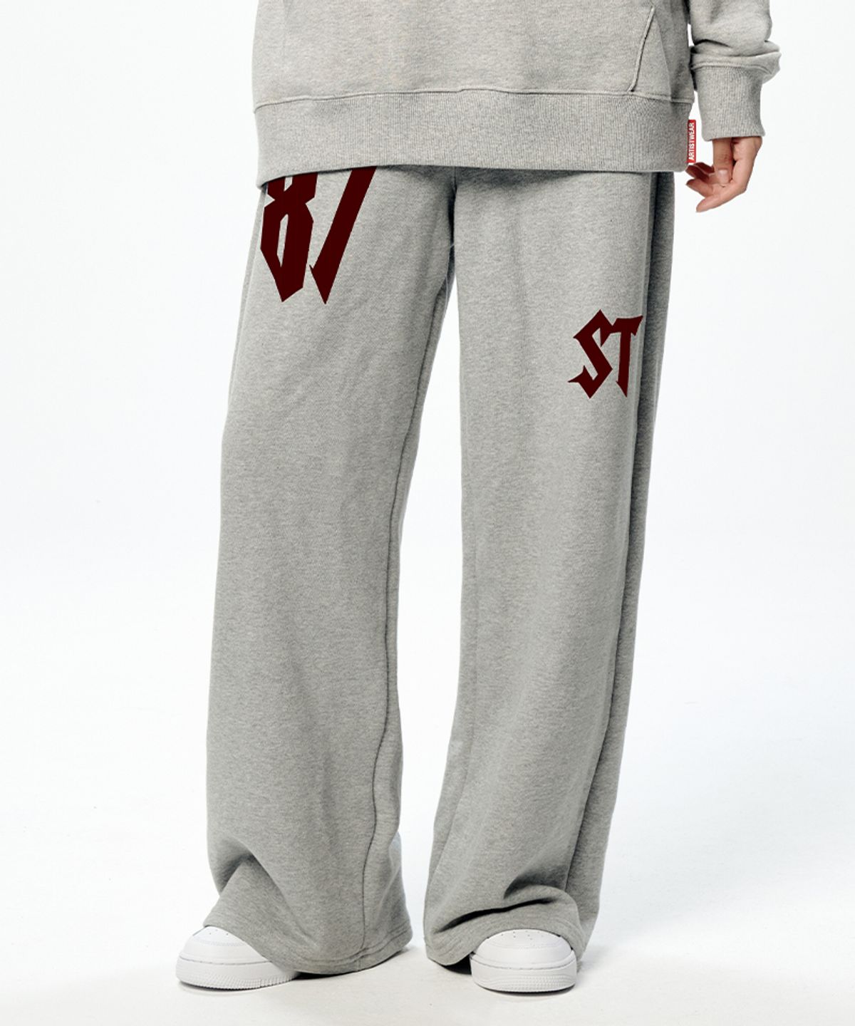 아티스트웨어(ARTISTWEAR) [ATW] 87st 와이드밴딩 팬츠_GY