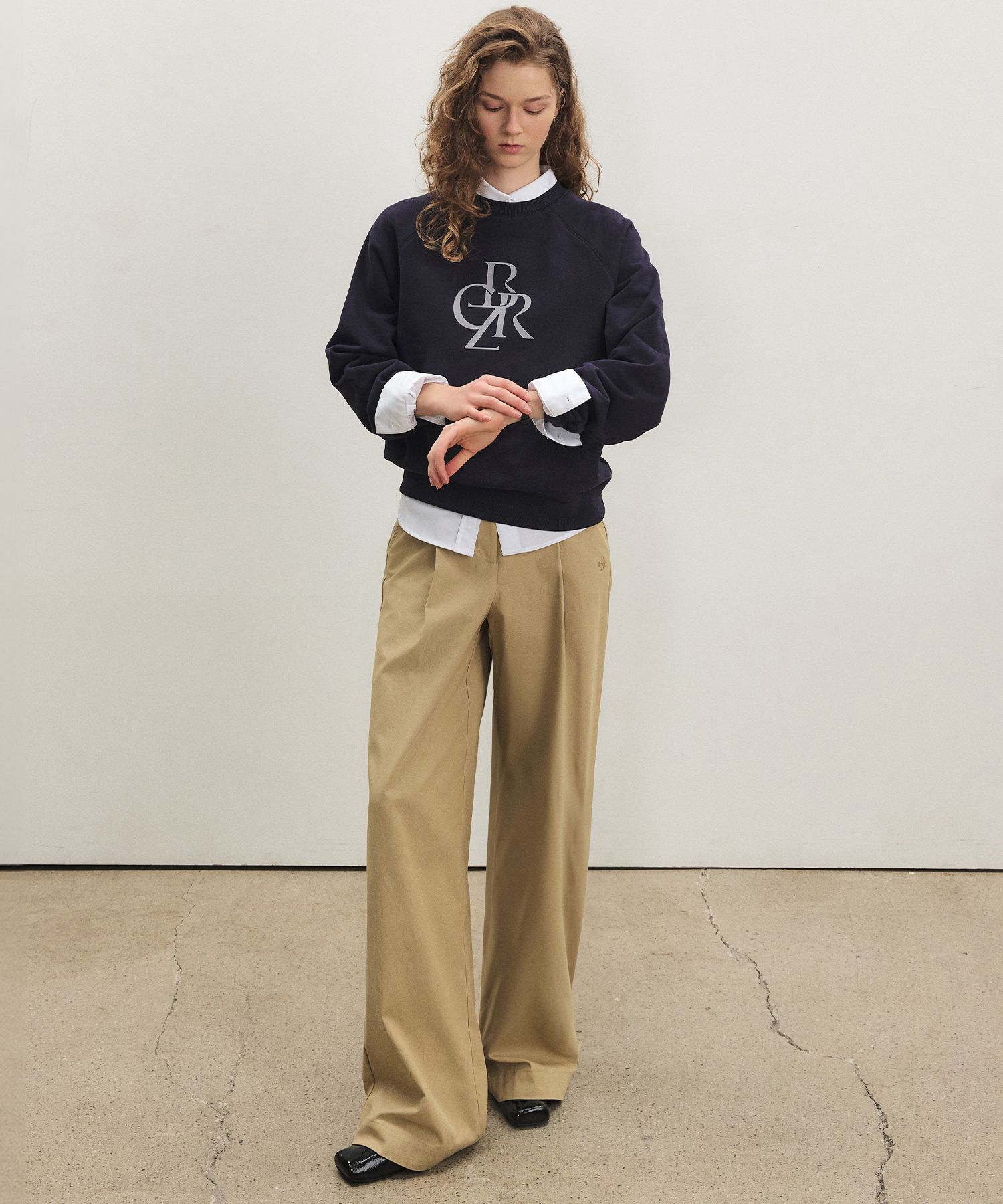 ☆送料・関税込☆CITYBREEZE★ONE TUCK WIDE CHINO PANTS★ MUSINSA | CITYBREEZE WOMAN One Tuck Wide Chino Pants_CAMEL BEIGE