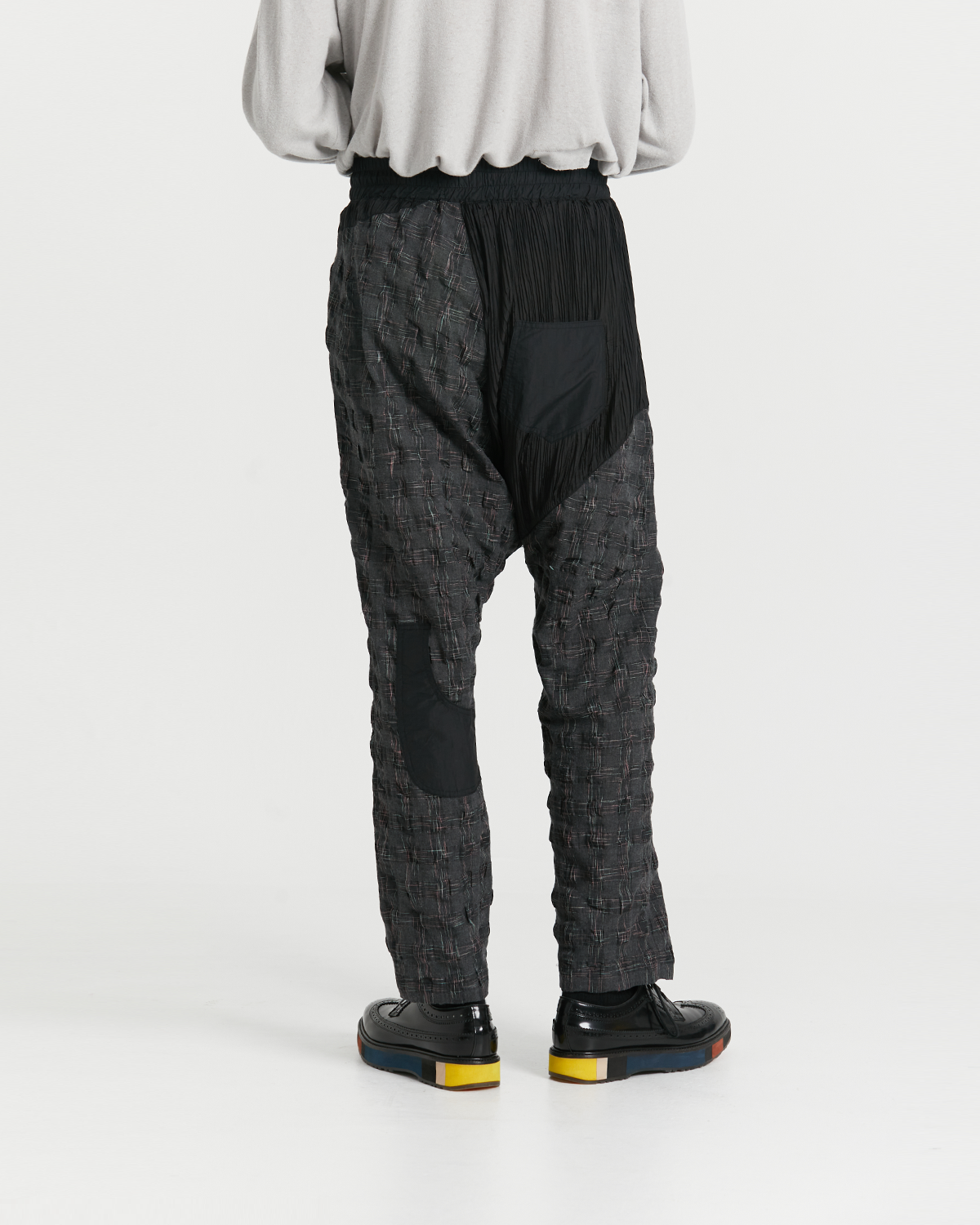 와이쏘씨리얼즈(WHYSOCEREALZ) Rays Pants re-mastered - black pleats