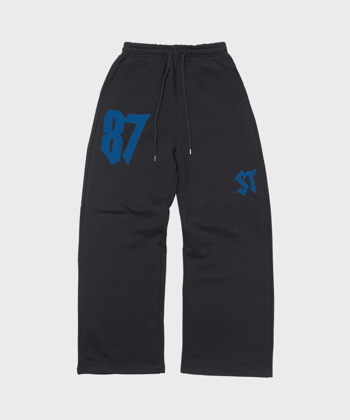아티스트웨어(ARTISTWEAR) [세트상품] ATW 호미 후드티 + 87st 와이드밴딩 팬츠_BK
