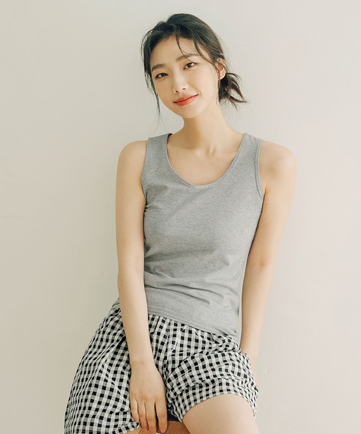 파란(PALAN) 여성용 데일리 면 스판 나시 3p