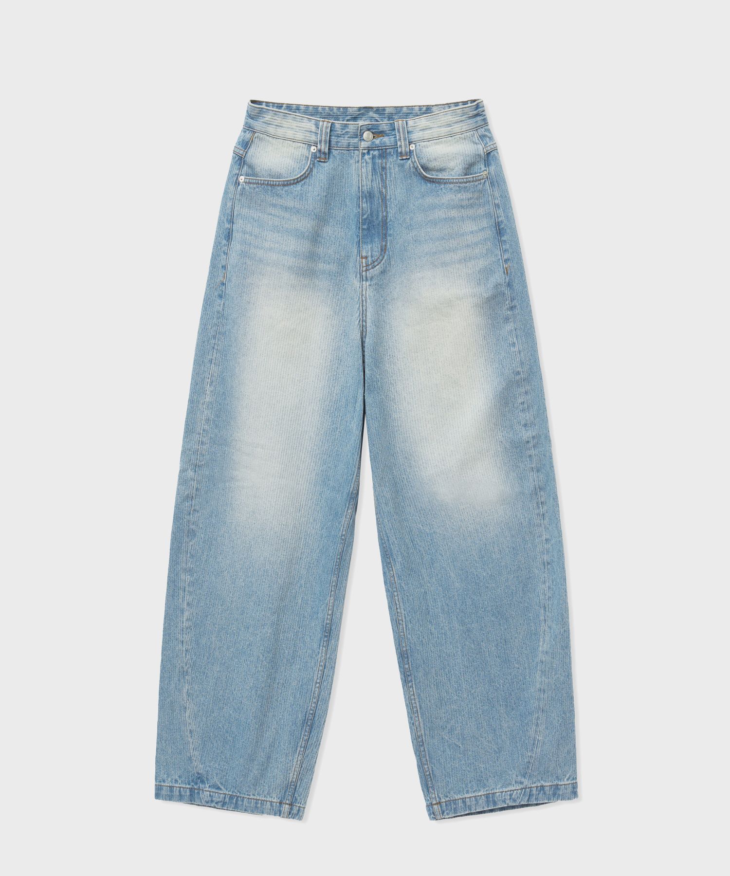 corduroy denim pants (light blue)