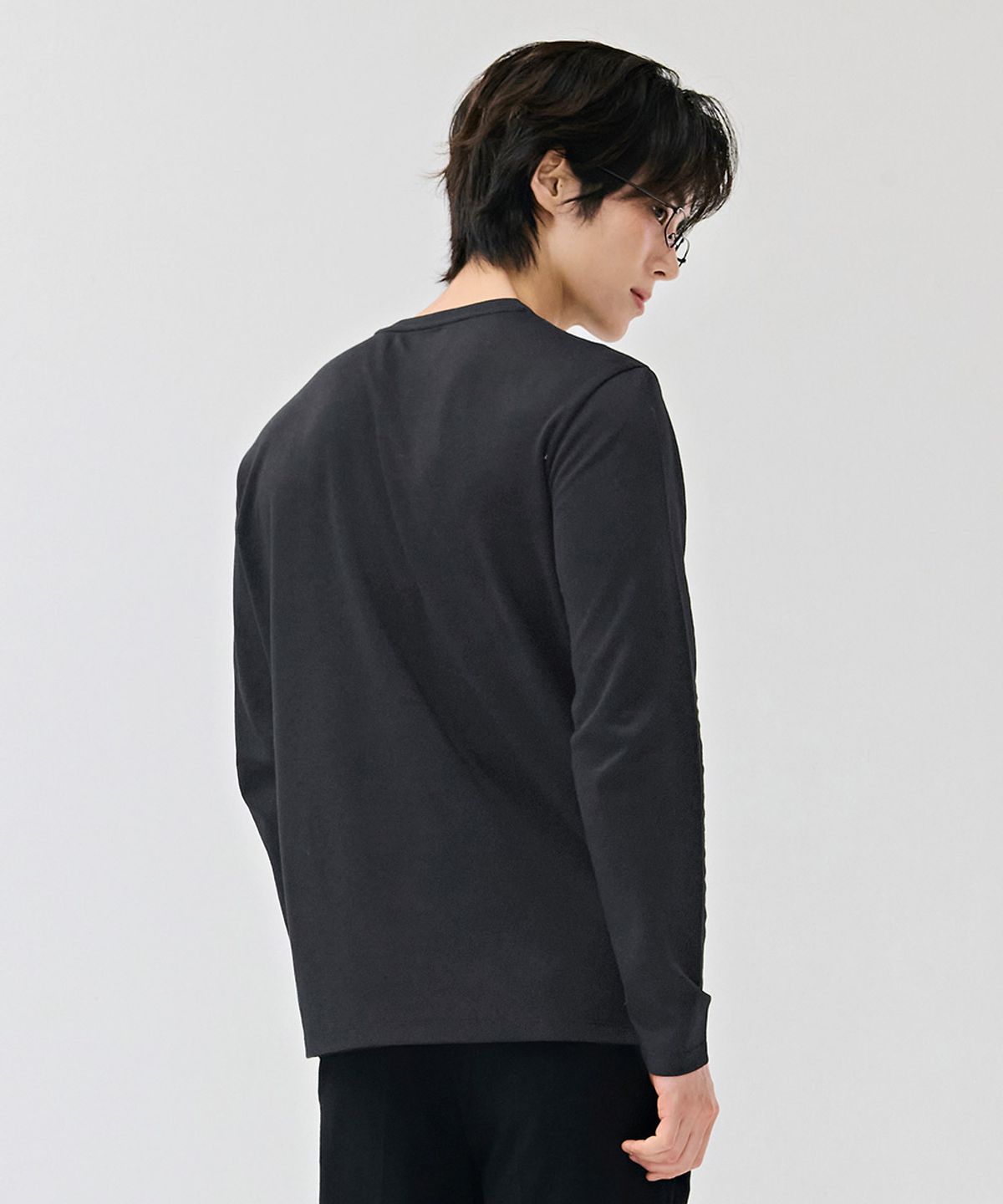 체이스컬트(CHASECULT) 남성 베이직 긴팔 티셔츠-DEZK5101B09