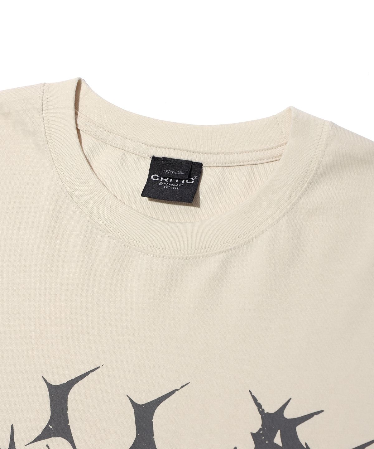 크리틱(CRITIC) CRITICAL INVASION LONG SLEEVE T-SHIRT CREAM