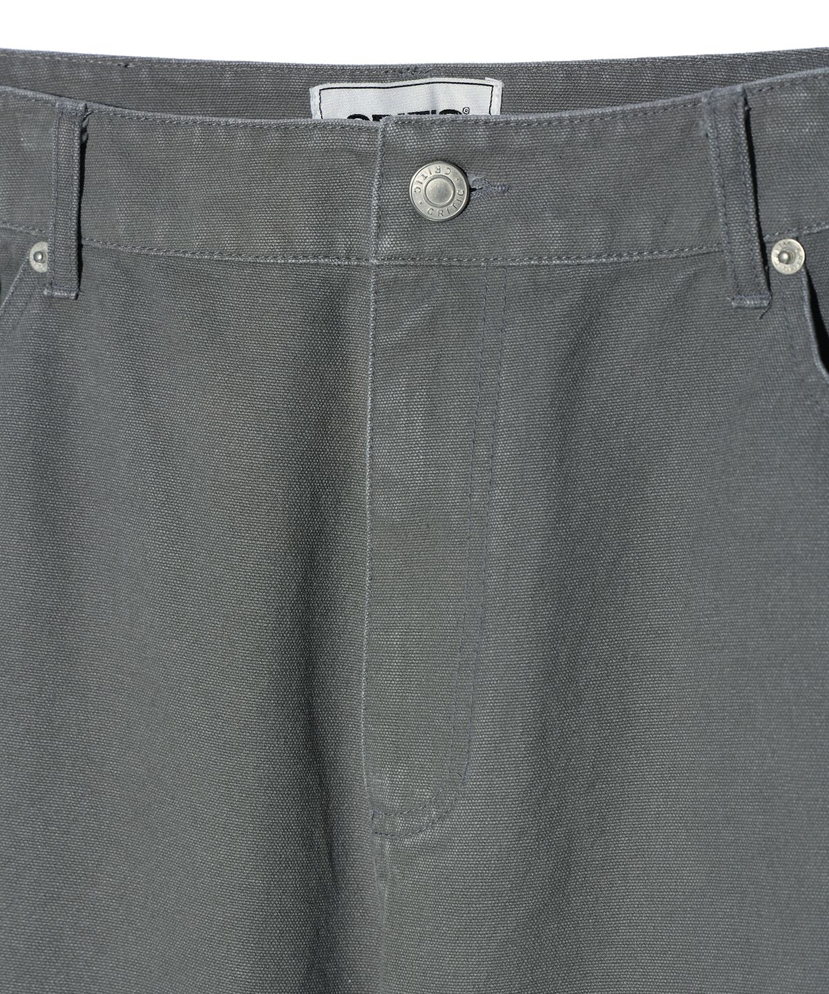 크리틱(CRITIC) WORMHOLE RACING SET UP WORK PANTS GREY