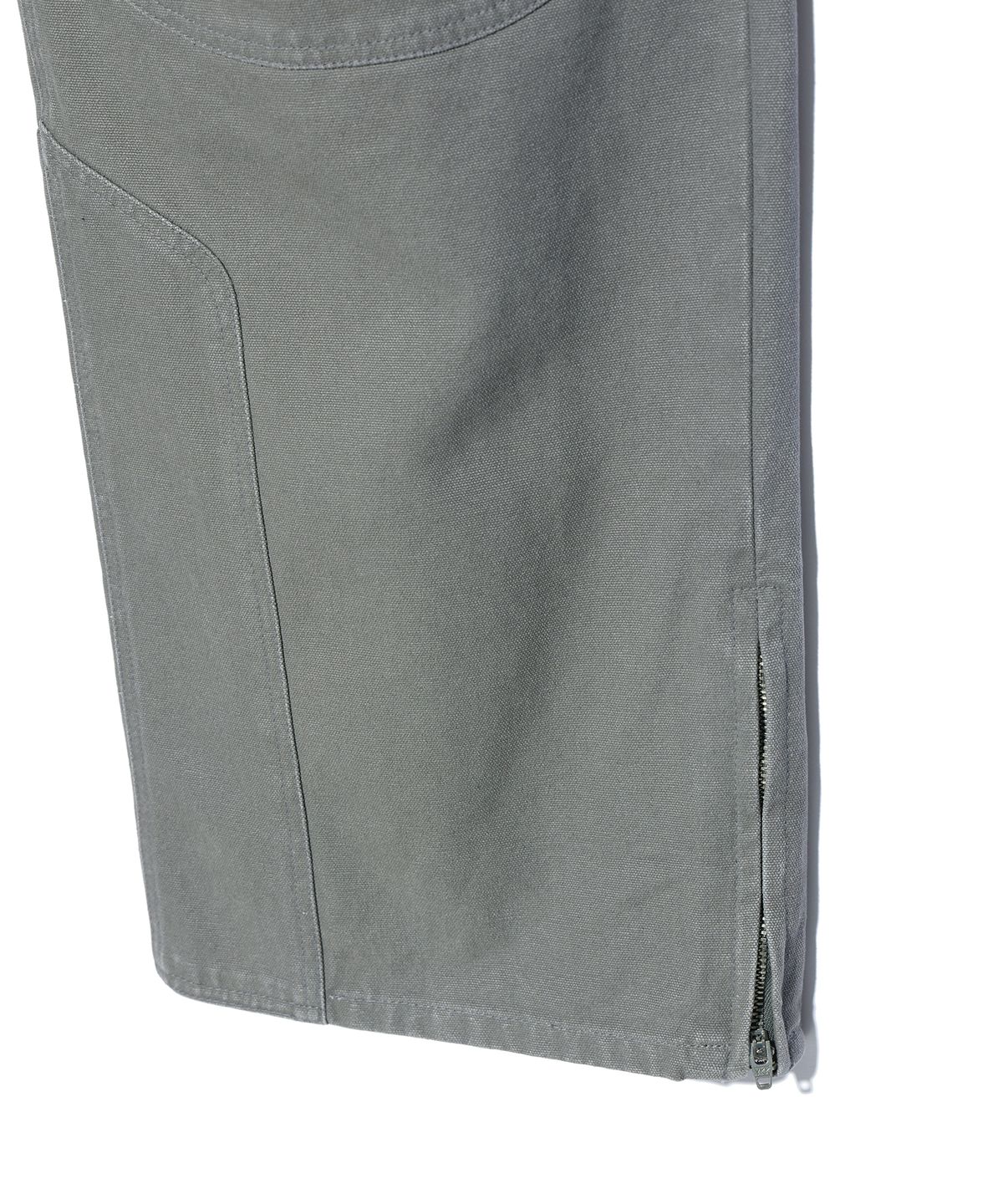 크리틱(CRITIC) WORMHOLE RACING SET UP WORK PANTS GREY