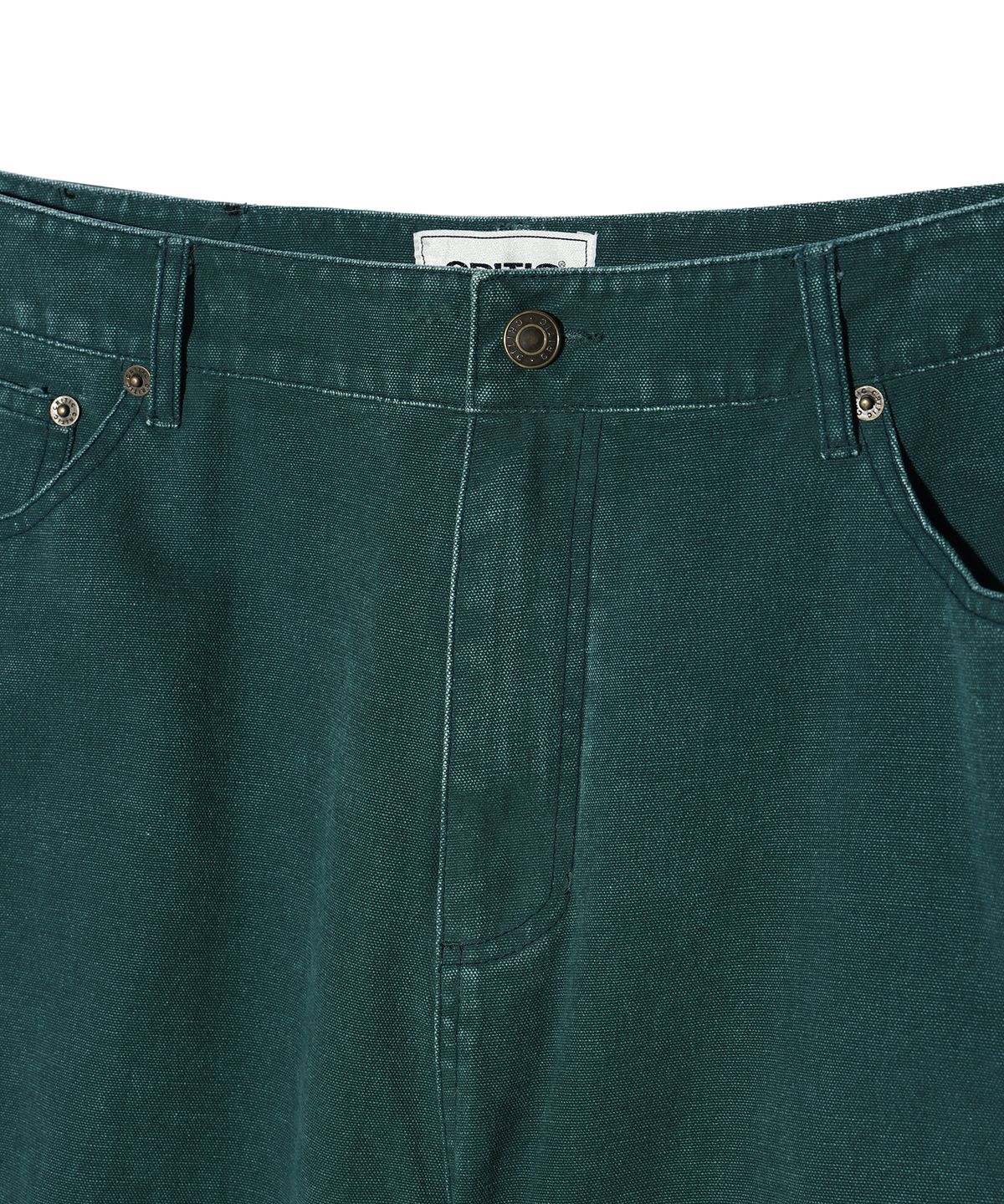 크리틱(CRITIC) WORMHOLE RACING SET UP WORK PANTS GREEN