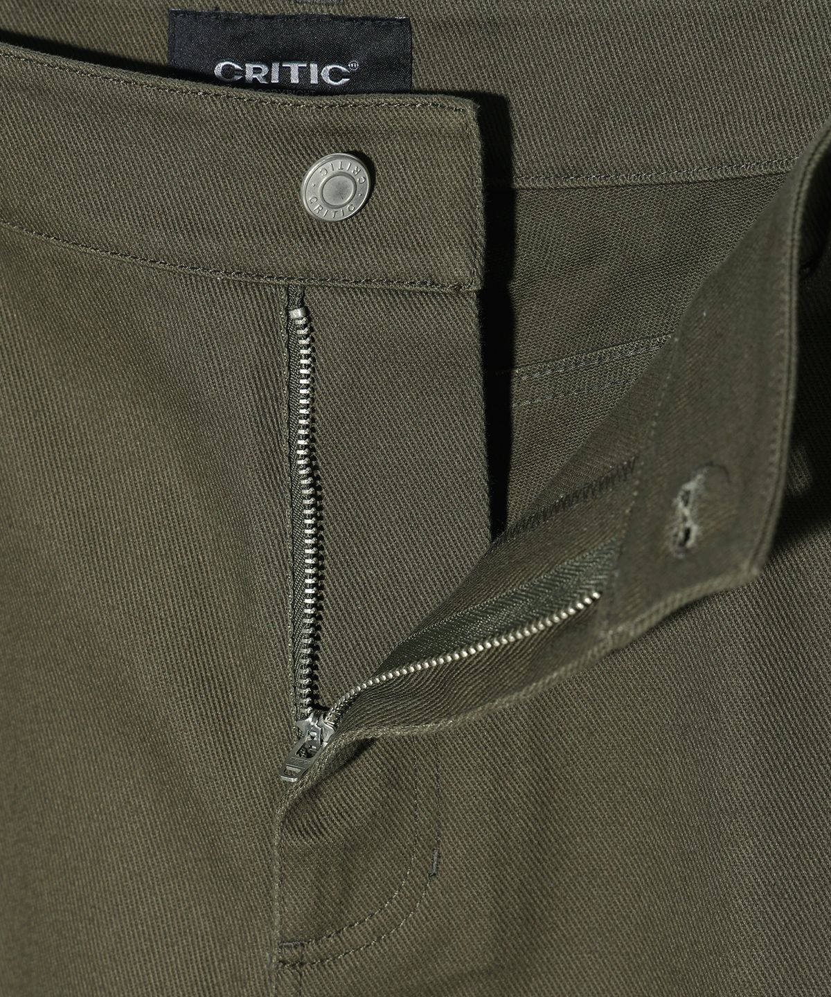 크리틱(CRITIC) WORMHOLE STUD PANTS KHAKI