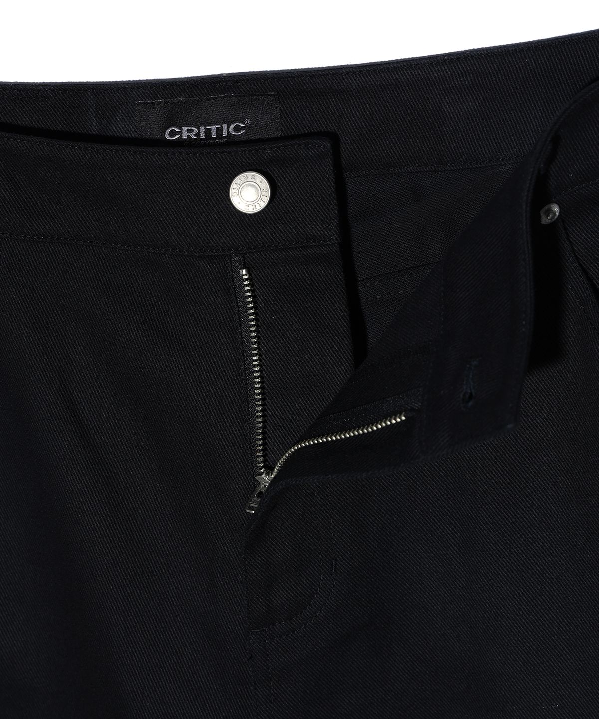 크리틱(CRITIC) WORMHOLE STUD PANTS BLACK