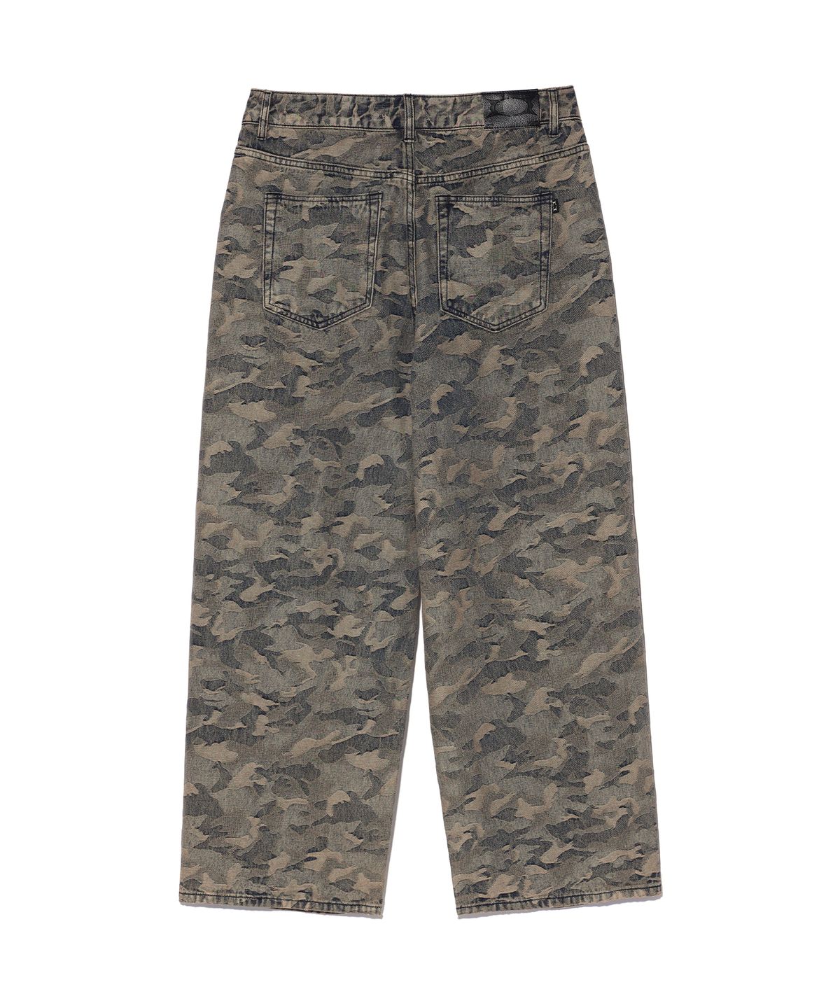 크리틱(CRITIC) CAMO WASHING 4 TUCK SET UP DENIM PANTS BEIGE