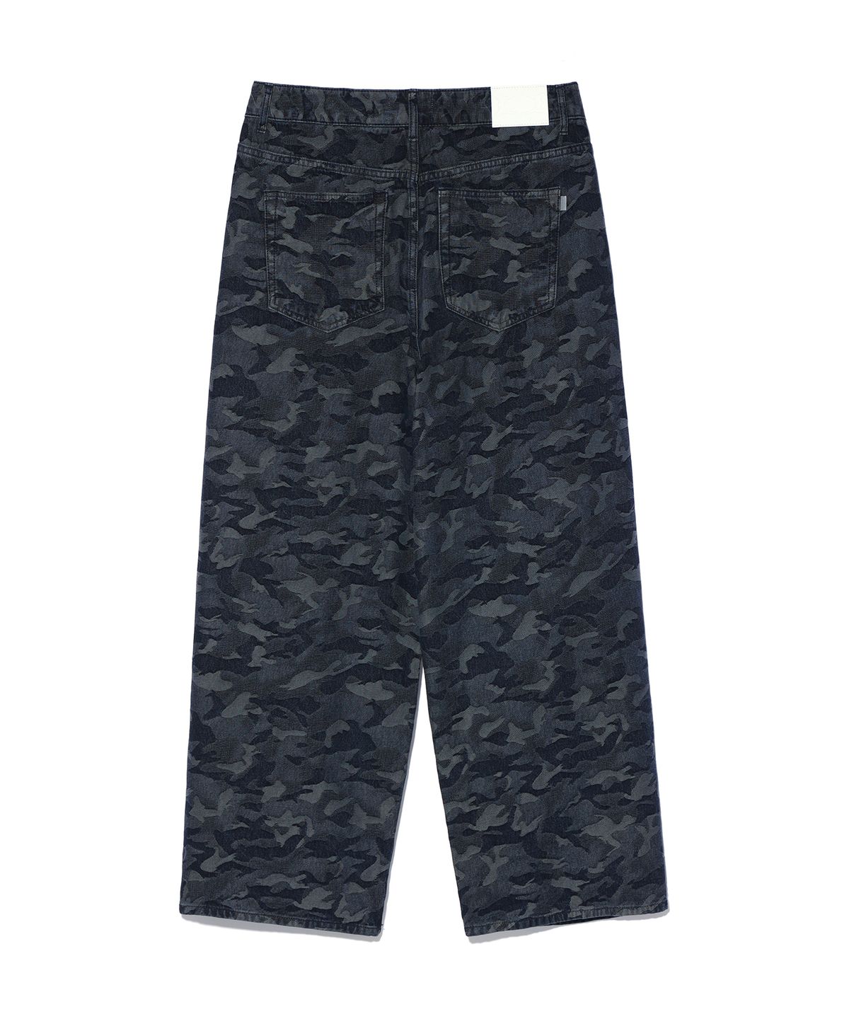 크리틱(CRITIC) CAMO WASHING 4 TUCK SET UP DENIM PANTS BLACK