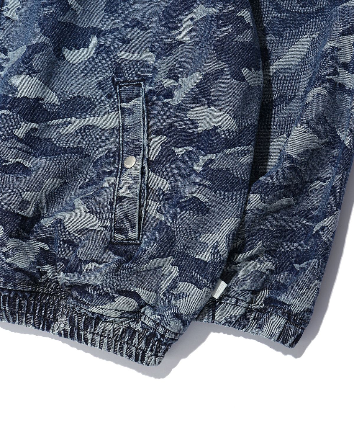 크리틱(CRITIC) DEVIL EARS CAMO WASHING SET UP DENIM HOODY ZIP UP BLUE
