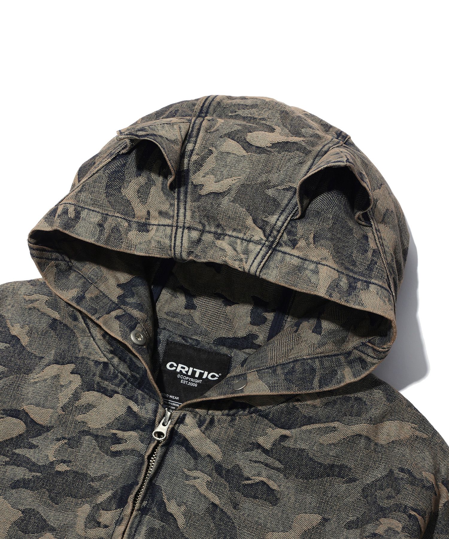 CRITICのDEVIL EARS CAMO WASHING SET UP DENIM HOODY ZIP UP MUSINSA | CRITIC DEVIL EARS CAMO WASHING SET UP DENIM HOODY