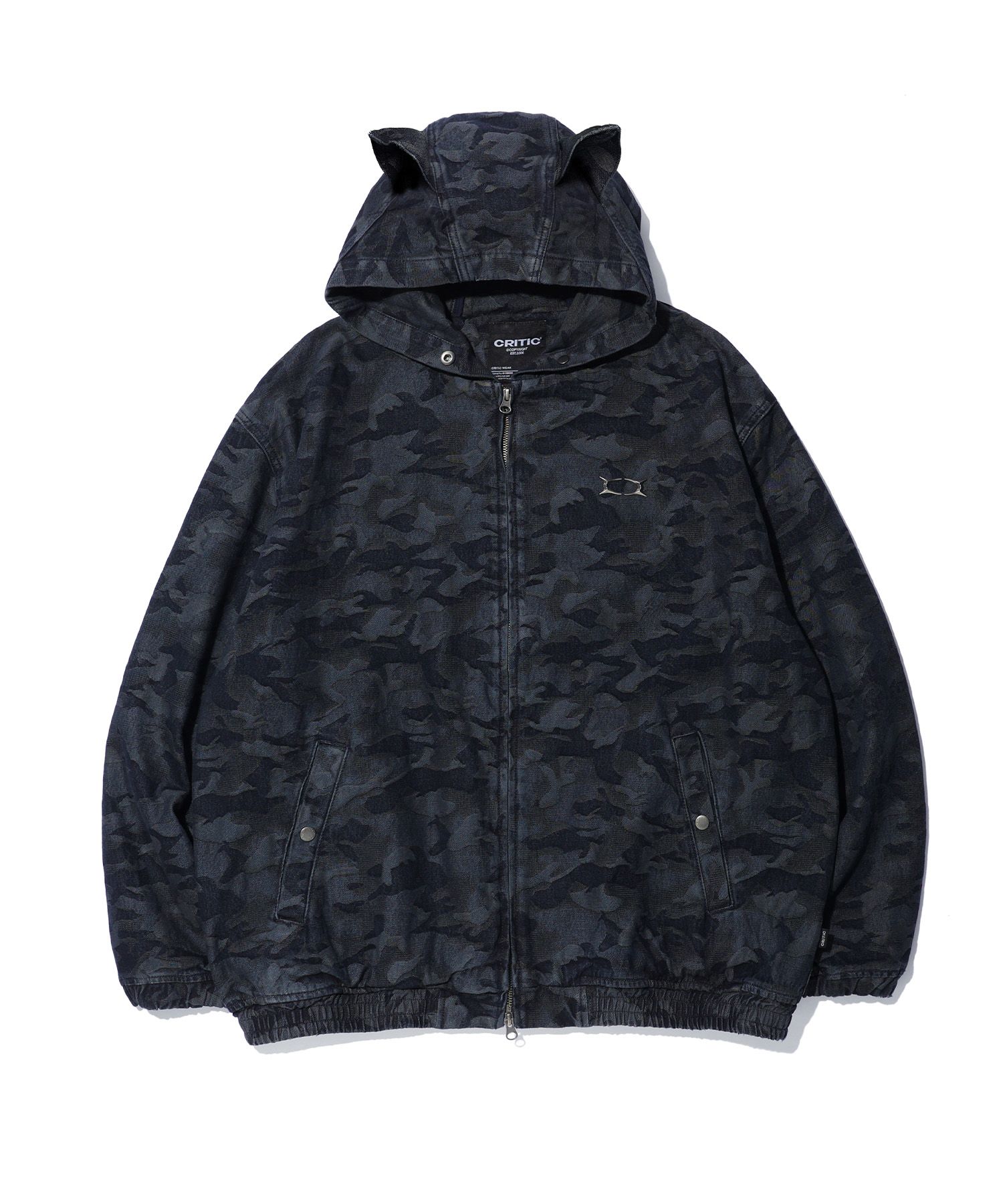 パーカー・フーディ [CRITIC] DEVIL EARS CAMO WASHING SET UP DENIM HOODY ZIP UP MUSINSA | CRITIC DEVIL EARS CAMO WASHING SET UP DENIM HOODY