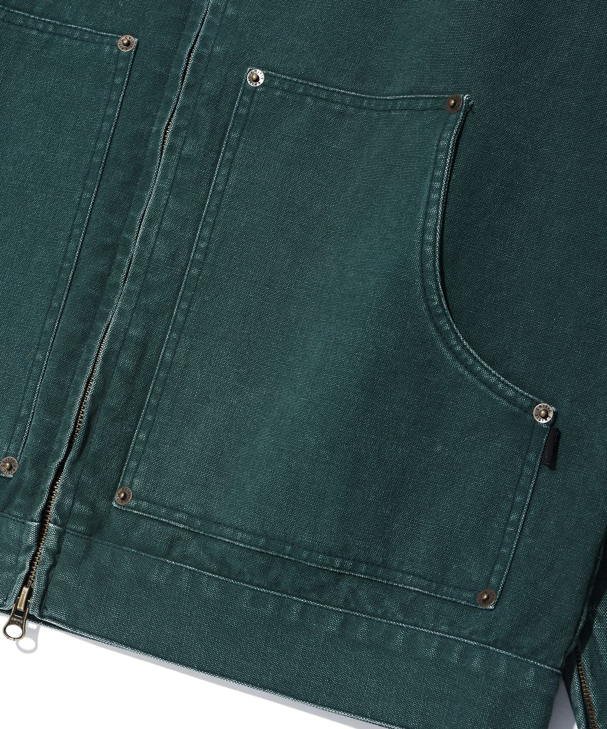 크리틱(CRITIC) WORMHOLE RACING SET UP WORK JACKET GREEN