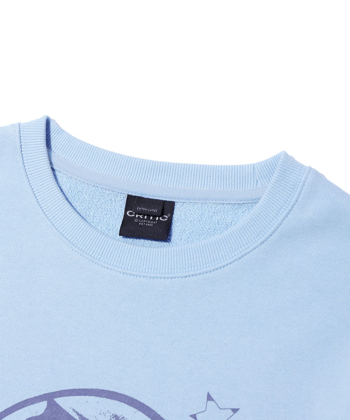 크리틱(CRITIC) WORMHOLE BOY SWEATSHIRTS SKY BLUE