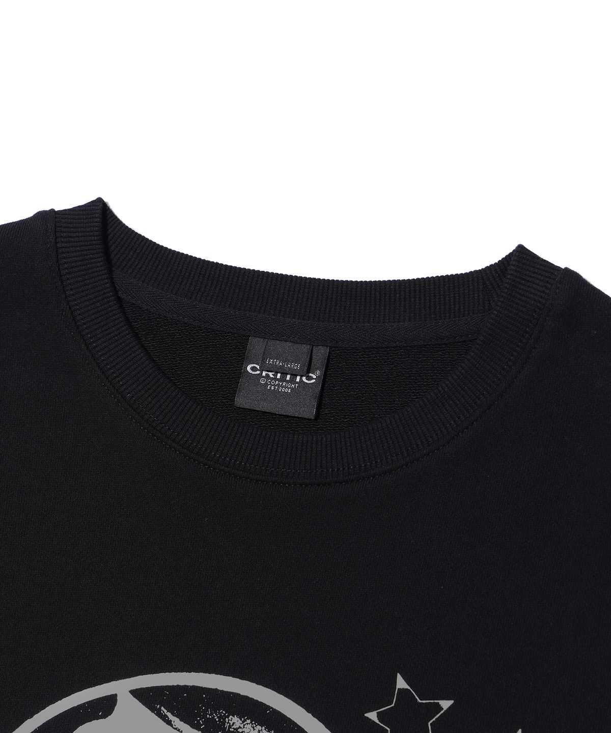 크리틱(CRITIC) WORMHOLE BOY SWEATSHIRTS BLACK