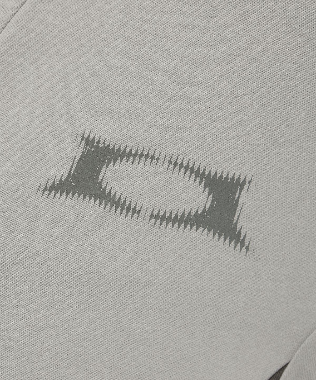 크리틱(CRITIC) WORMHOLE INCISION SWEATSHIRT GREY