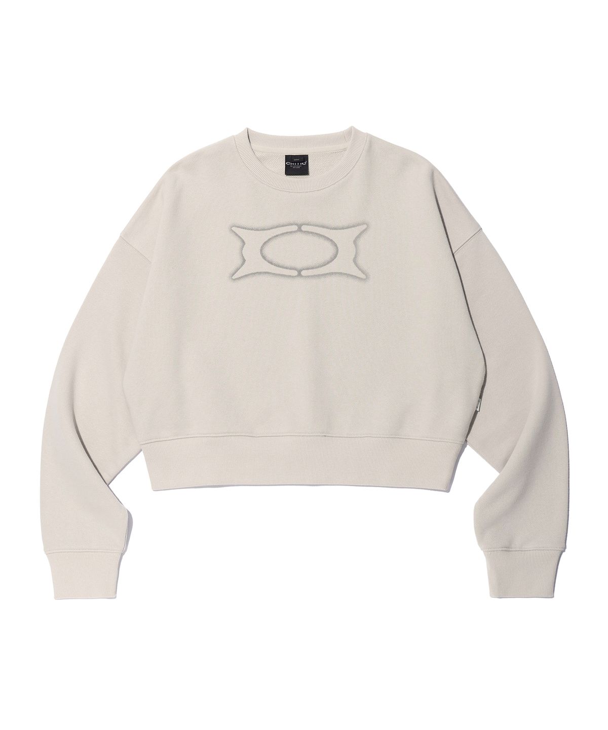 크리틱(CRITIC) BASIC WORMHOLE SWEATSHIRT BEIGE