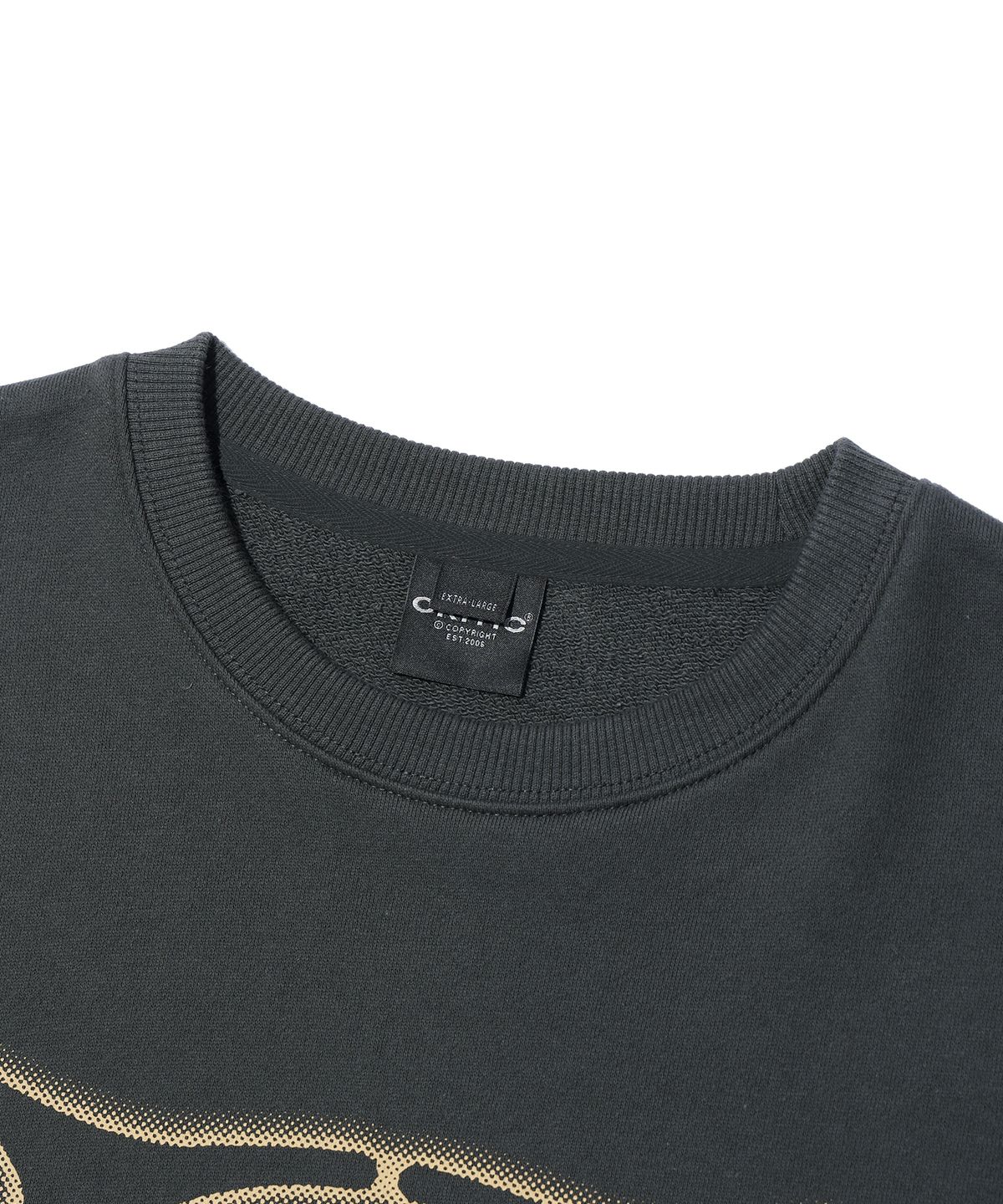 크리틱(CRITIC) BASIC WORMHOLE SWEATSHIRT CHARCOAL
