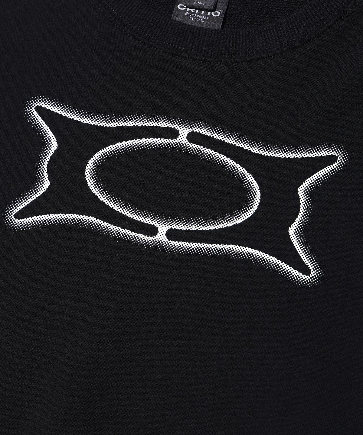 크리틱(CRITIC) BASIC WORMHOLE SWEATSHIRT BLACK