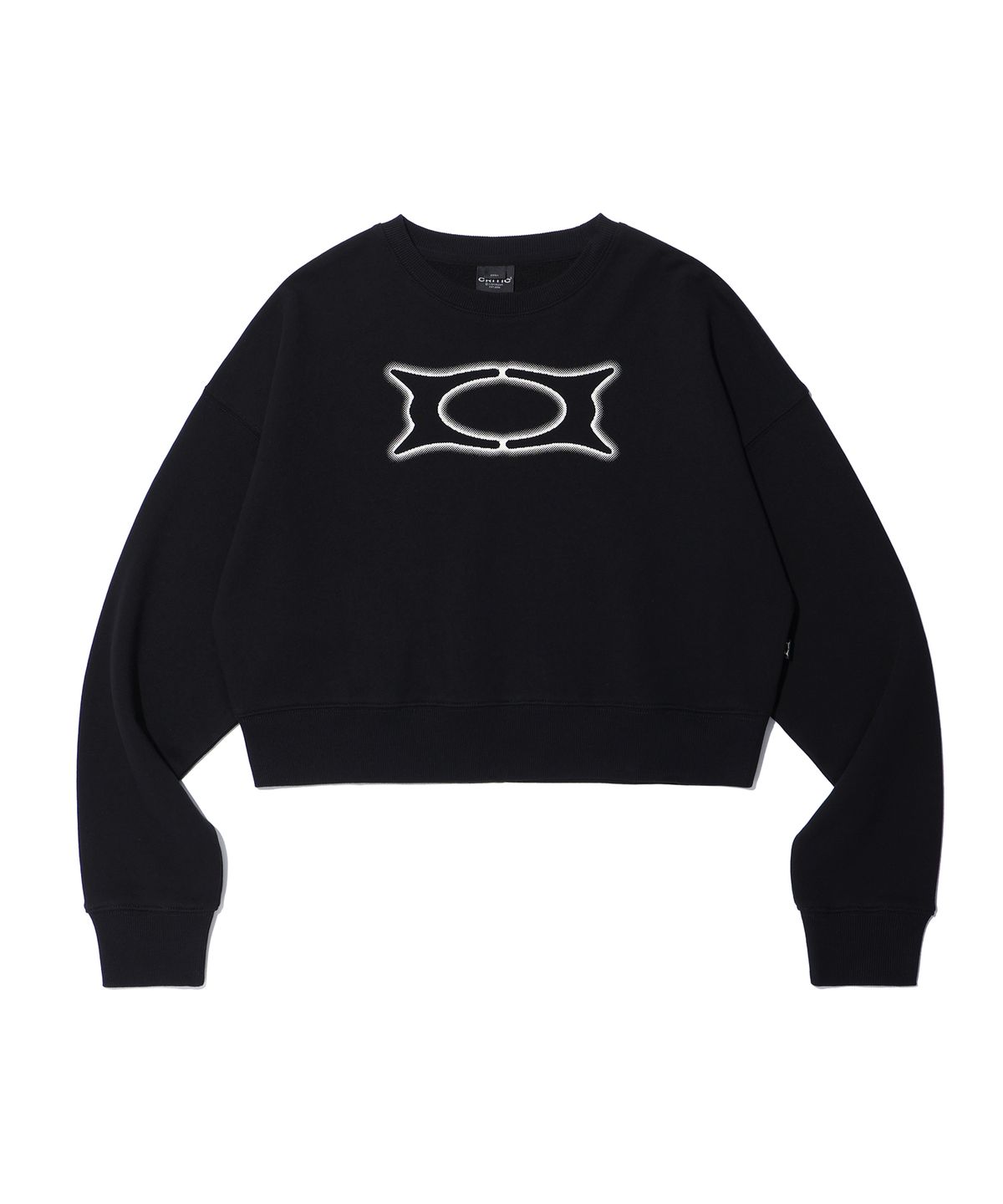 크리틱(CRITIC) BASIC WORMHOLE SWEATSHIRT BLACK