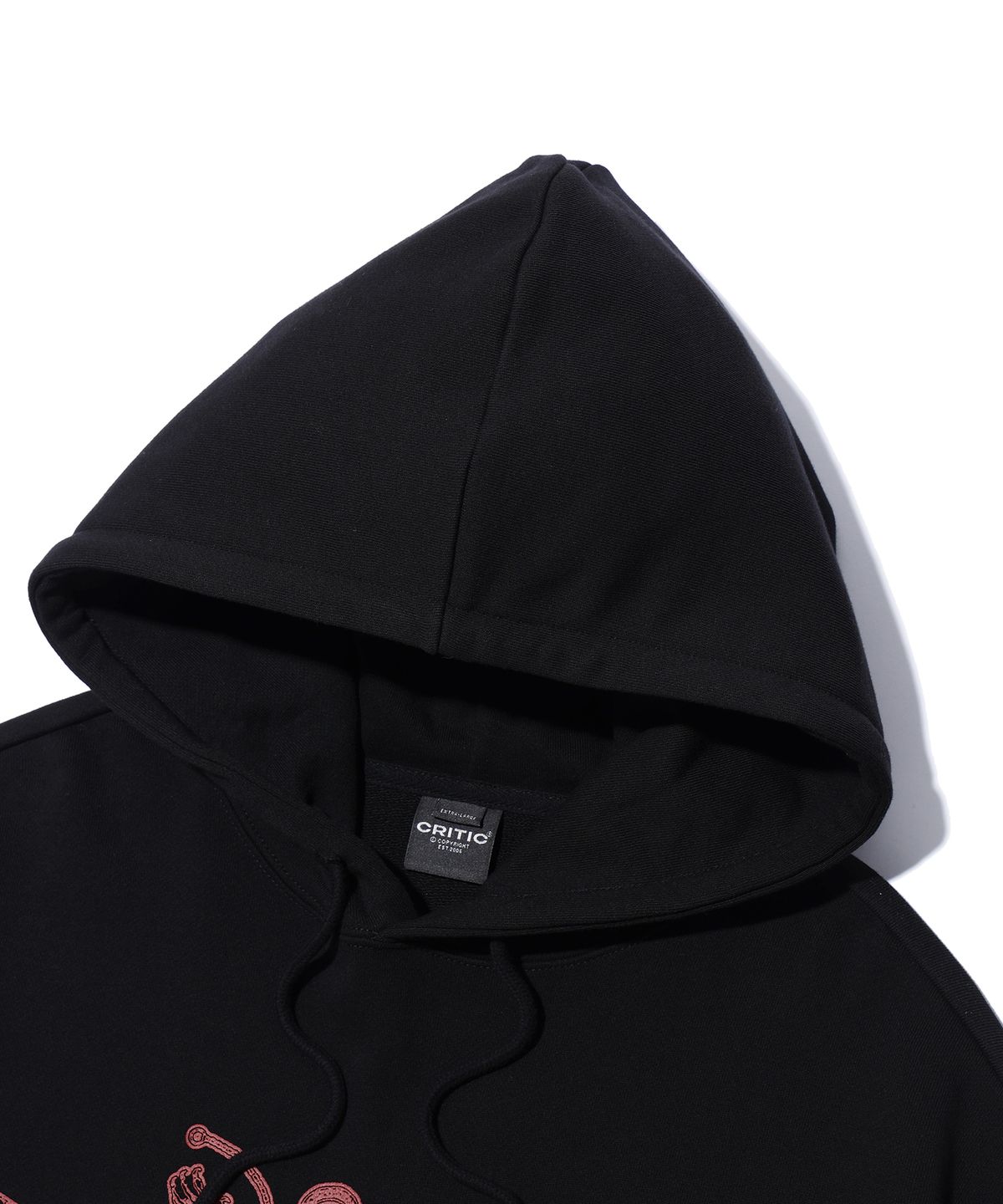 크리틱(CRITIC) DEVIL CRITIC HOODIE BLACK