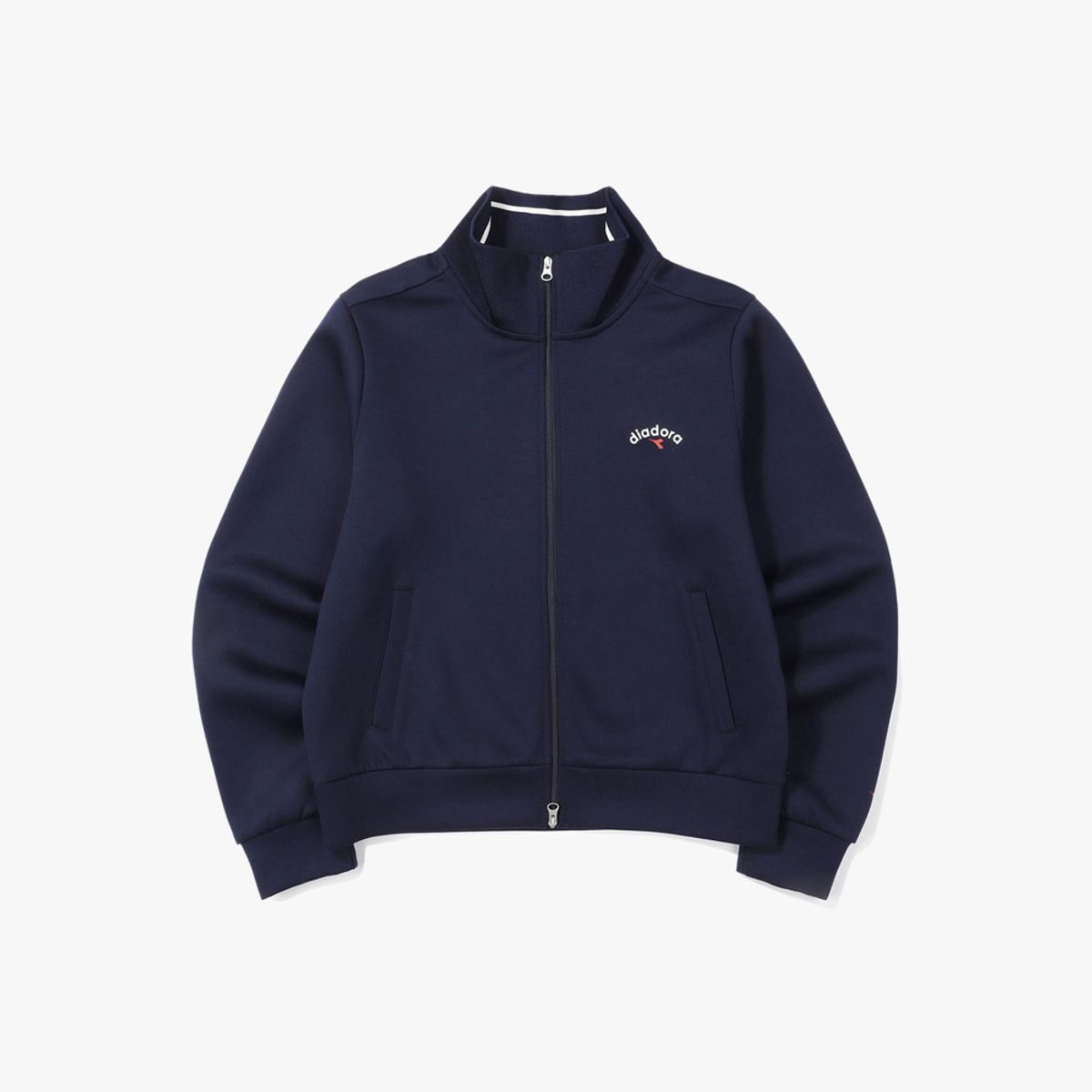 디아도라(diadora) 베스티 하이넥 집업 우먼 NAVY