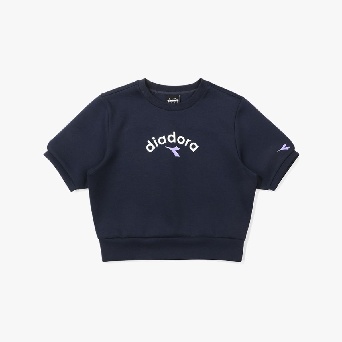 디아도라(diadora) 베스티 반팔 티셔츠 우먼 NAVY