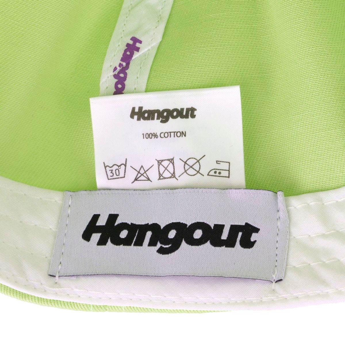 행아웃(HANGOUT) 보라 버티컬 로고 캡 (모히또)