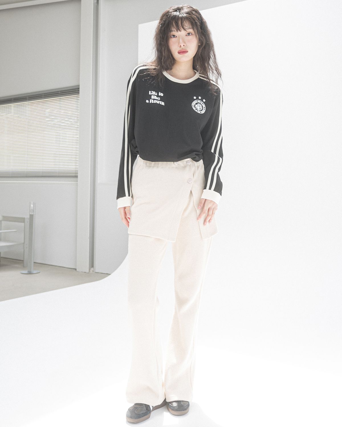 해비즘(HAVISM) LLF UNIFORM L/S TEE(BLACK)