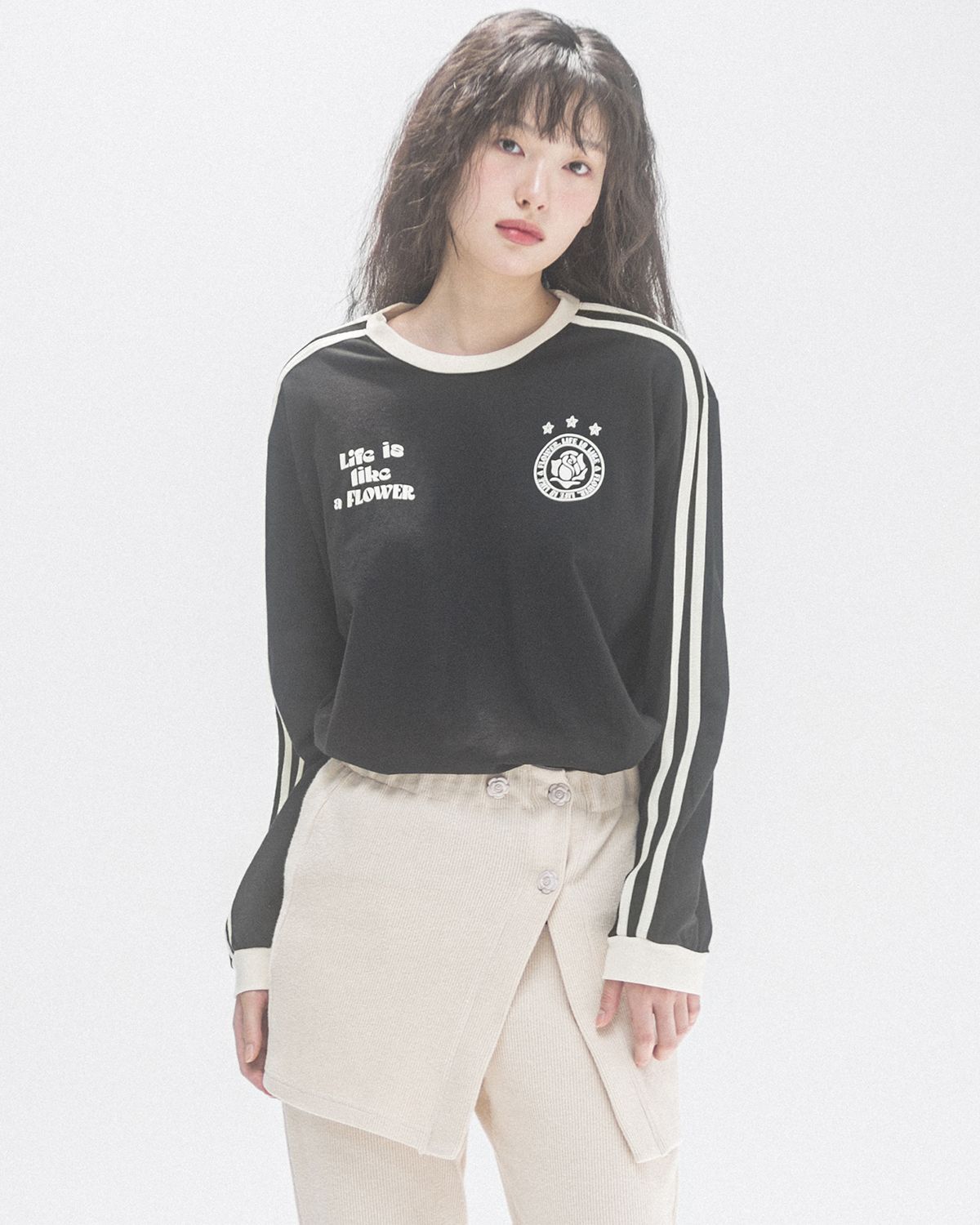 해비즘(HAVISM) LLF UNIFORM L/S TEE(BLACK)
