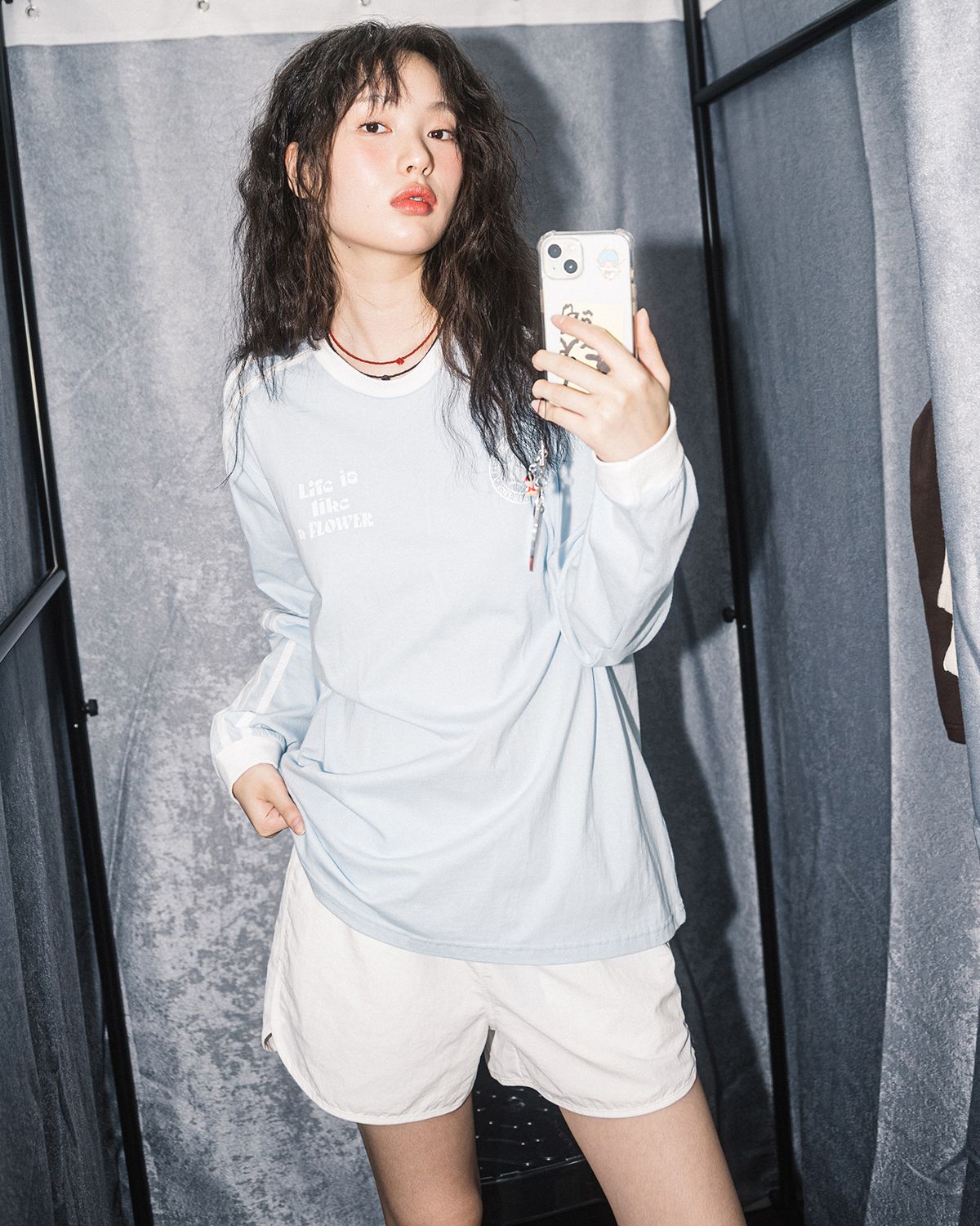 해비즘(HAVISM) LLF UNIFORM L/S TEE(SKY BLUE)
